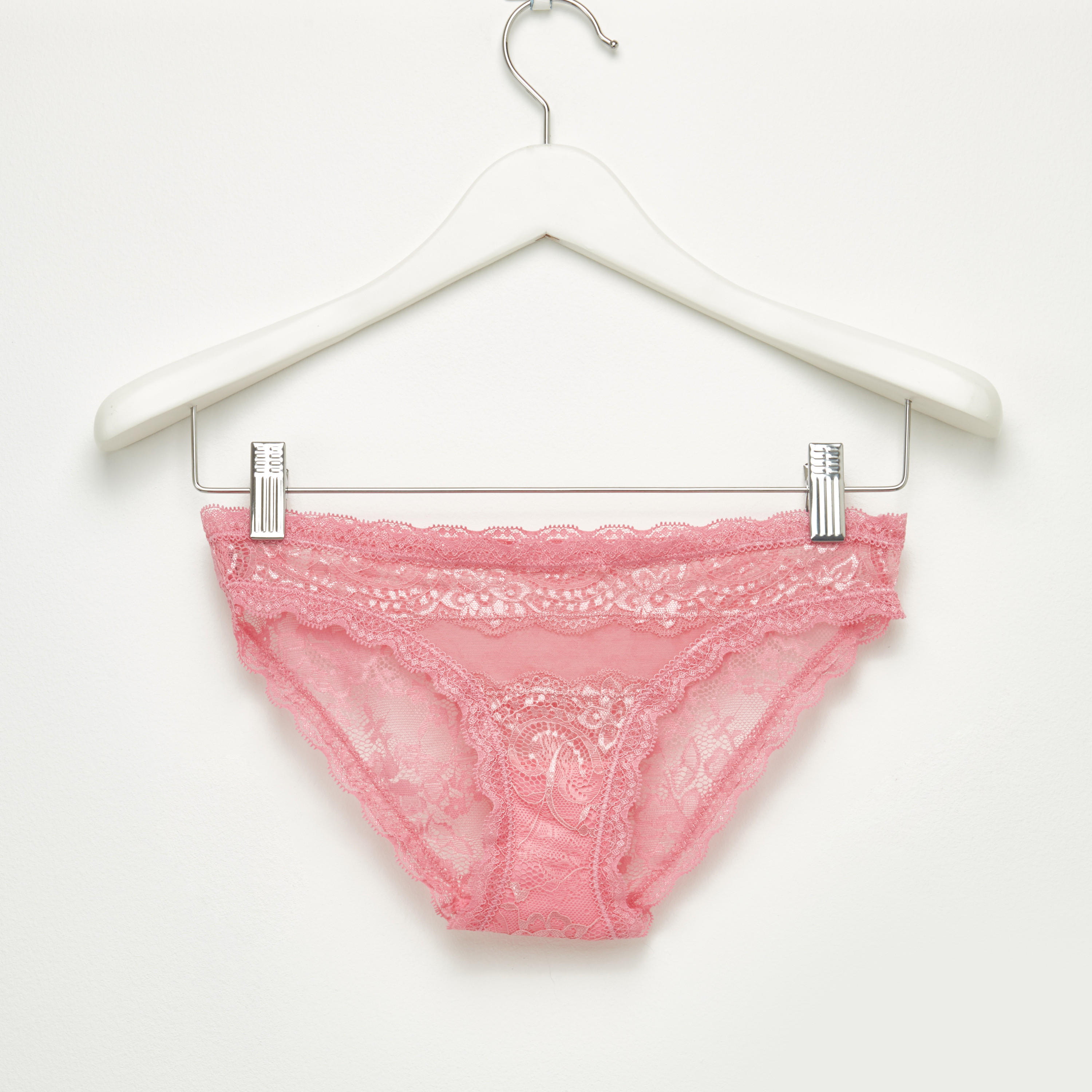 ملابس داخلية بيكيني من الدانتيل بخصر مطّاطي-women-clothing-lingerie-panties-image-2