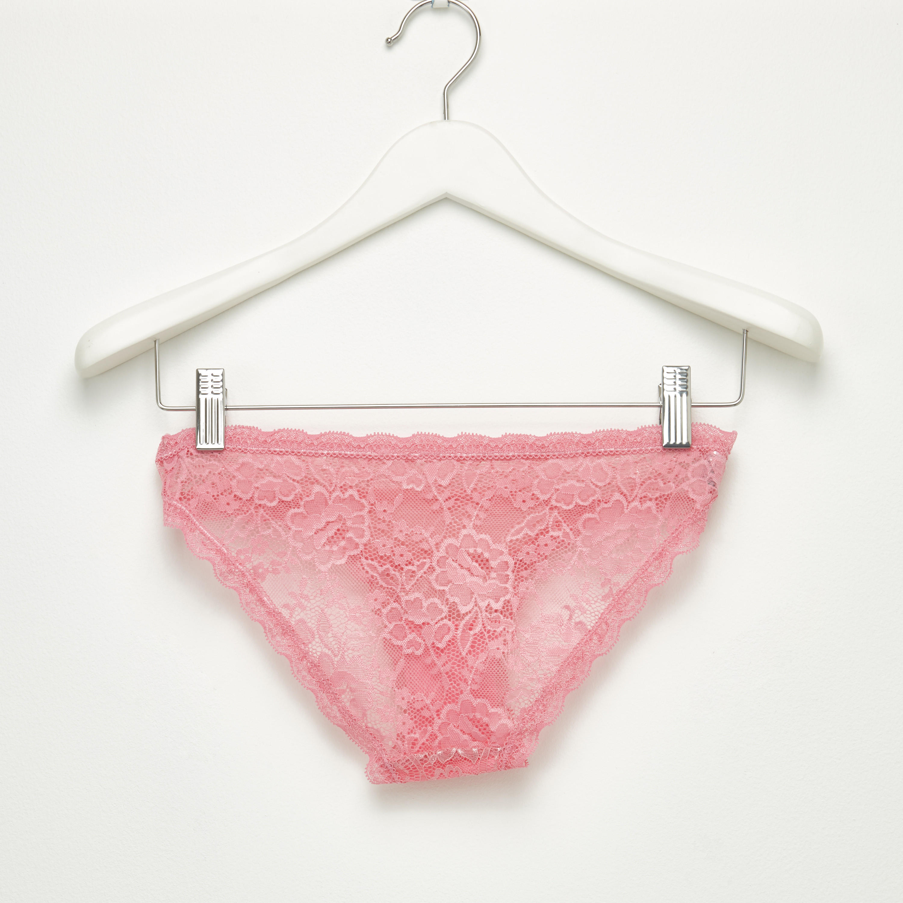 ملابس داخلية بيكيني من الدانتيل بخصر مطّاطي-women-clothing-lingerie-panties-image-1