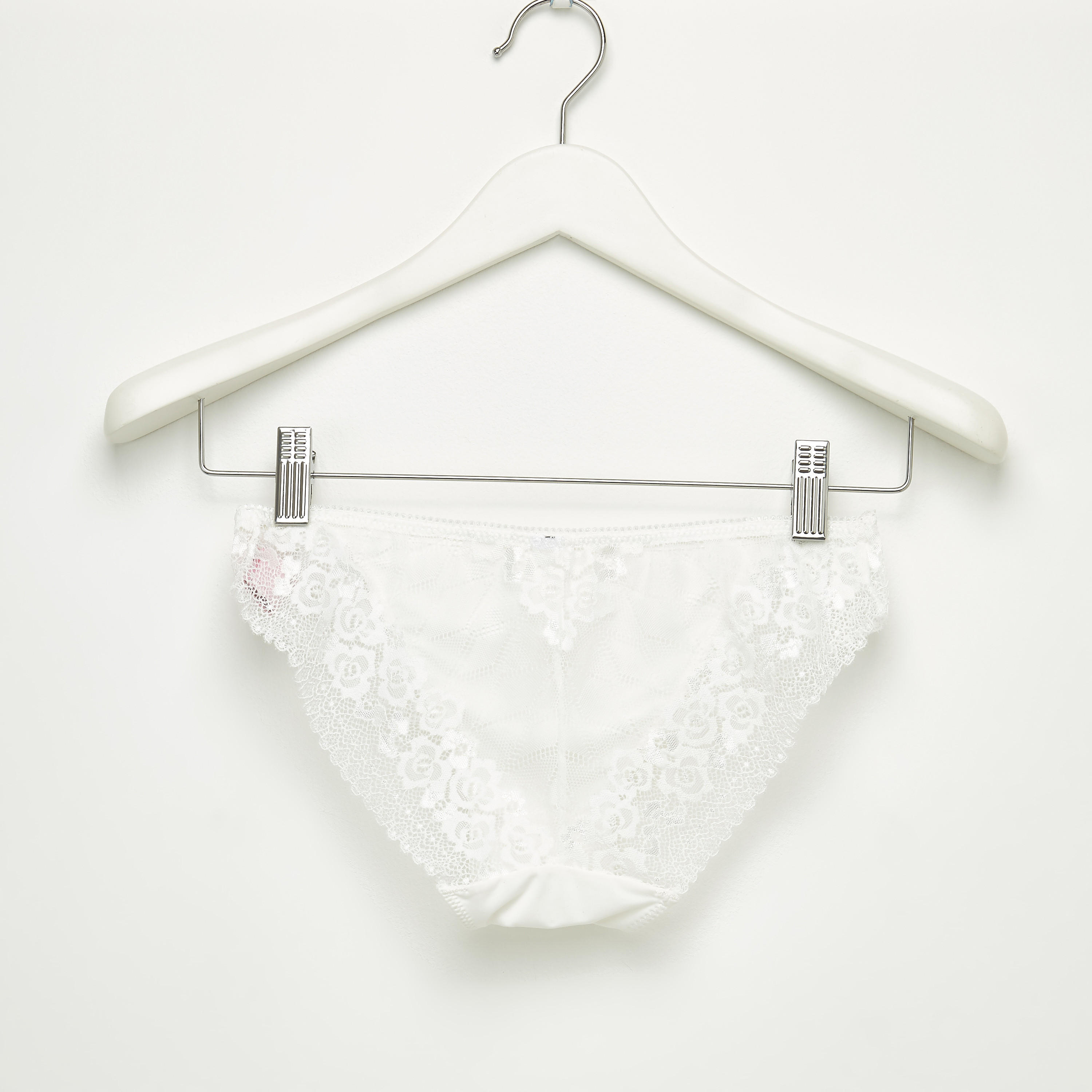 ملابس داخلية بيكيني من الدانتيل بخصر مطّاطي-women-clothing-lingerie-panties-image-2