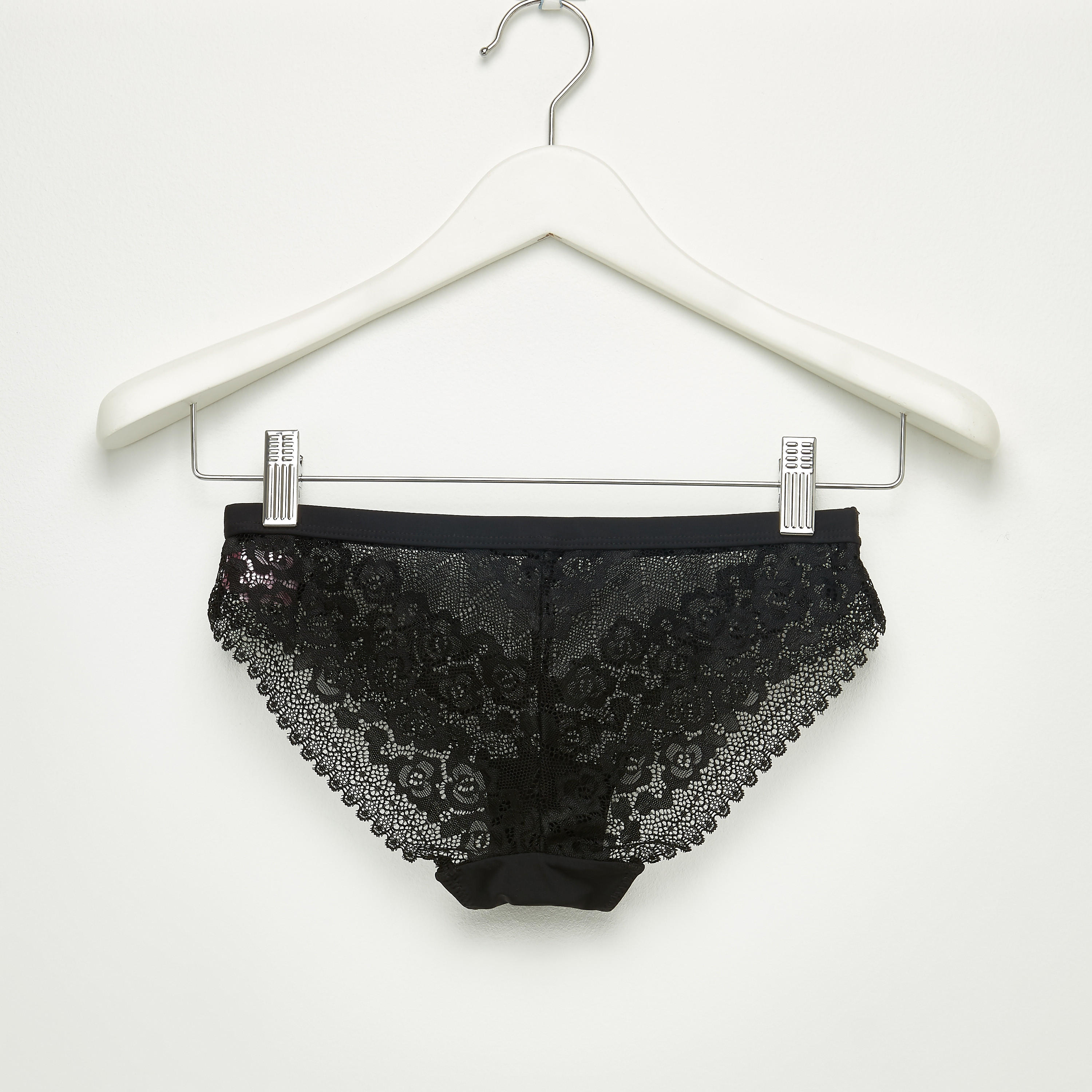 ملابس داخلية بيكيني من الدانتيل بخصر مطّاطي-women-clothing-lingerie-panties-image-2