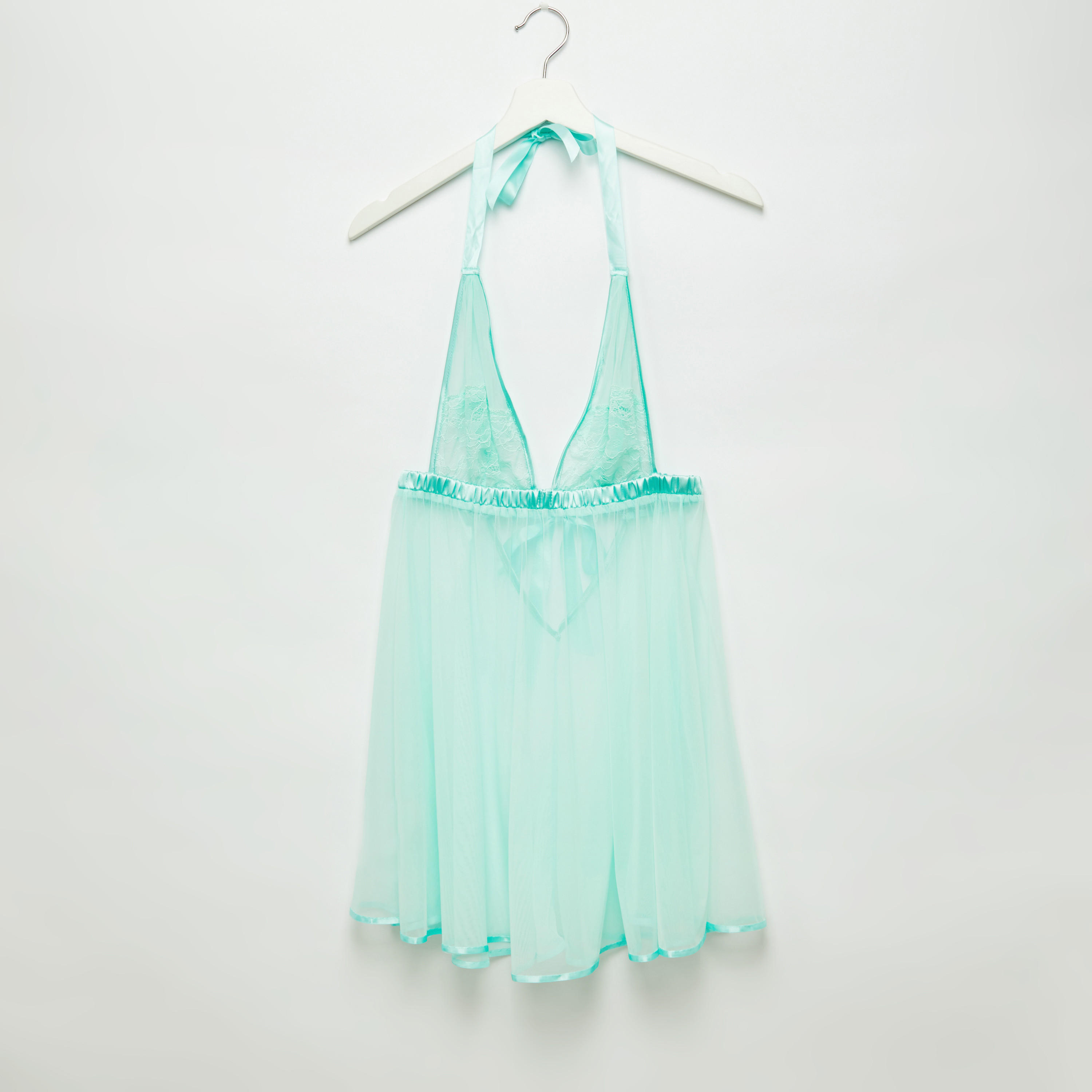 Lace Detail Babydoll with Briefs-women-clothing-nightwear-pyjamas-longsets-image-2