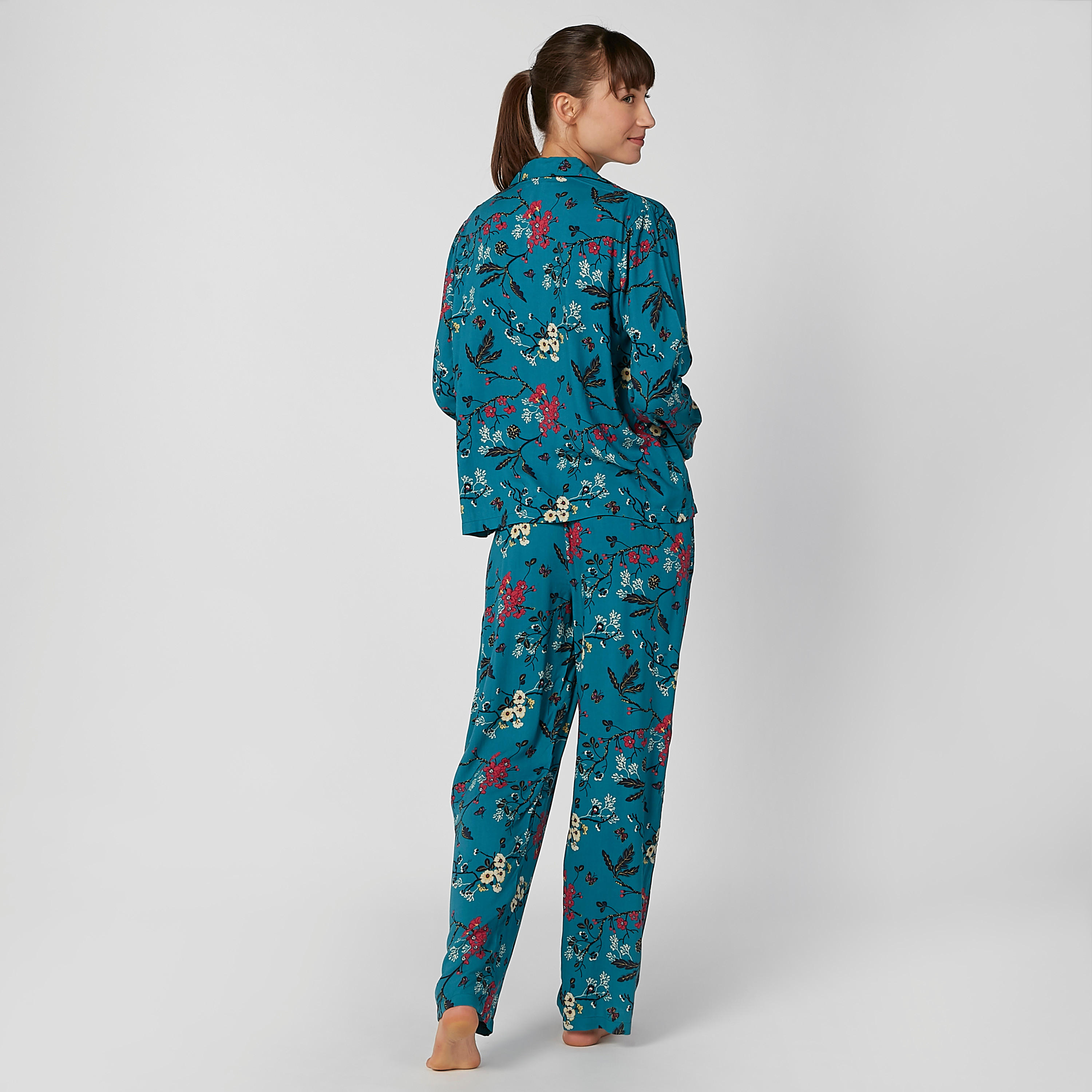 Printed Long Sleeves Shirt and Full Length Pyjama Set-women-clothing-nightwear-pyjamas-longsets-image-3