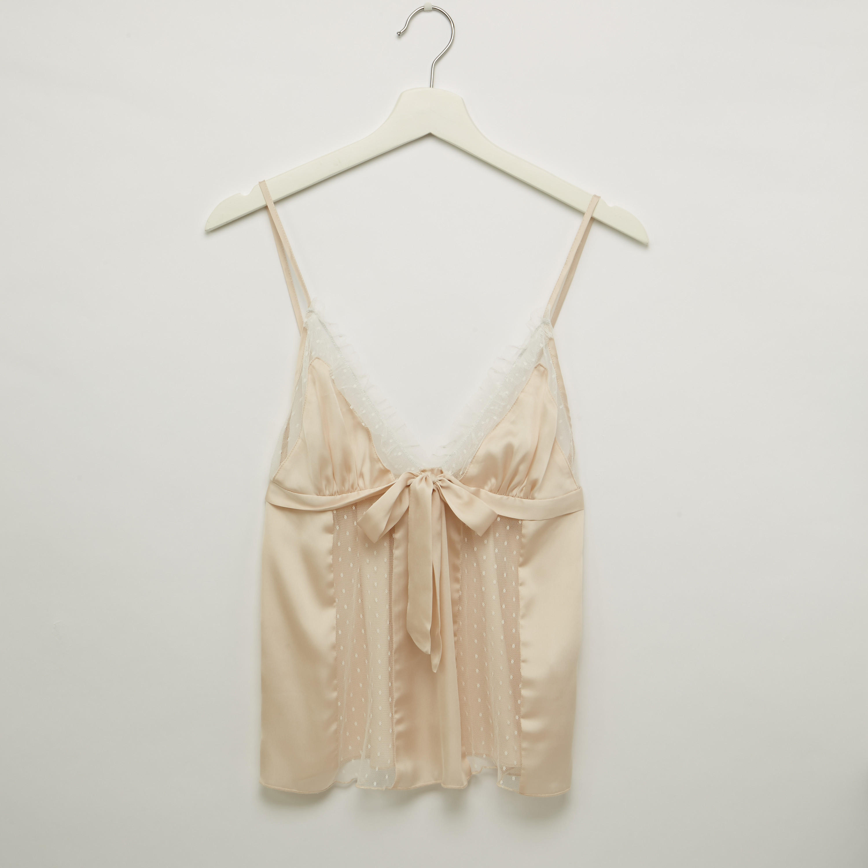 Lace Detail Sleeveless Top with Shorts-women-clothing-nightwear-pyjamas-longsets-image-2