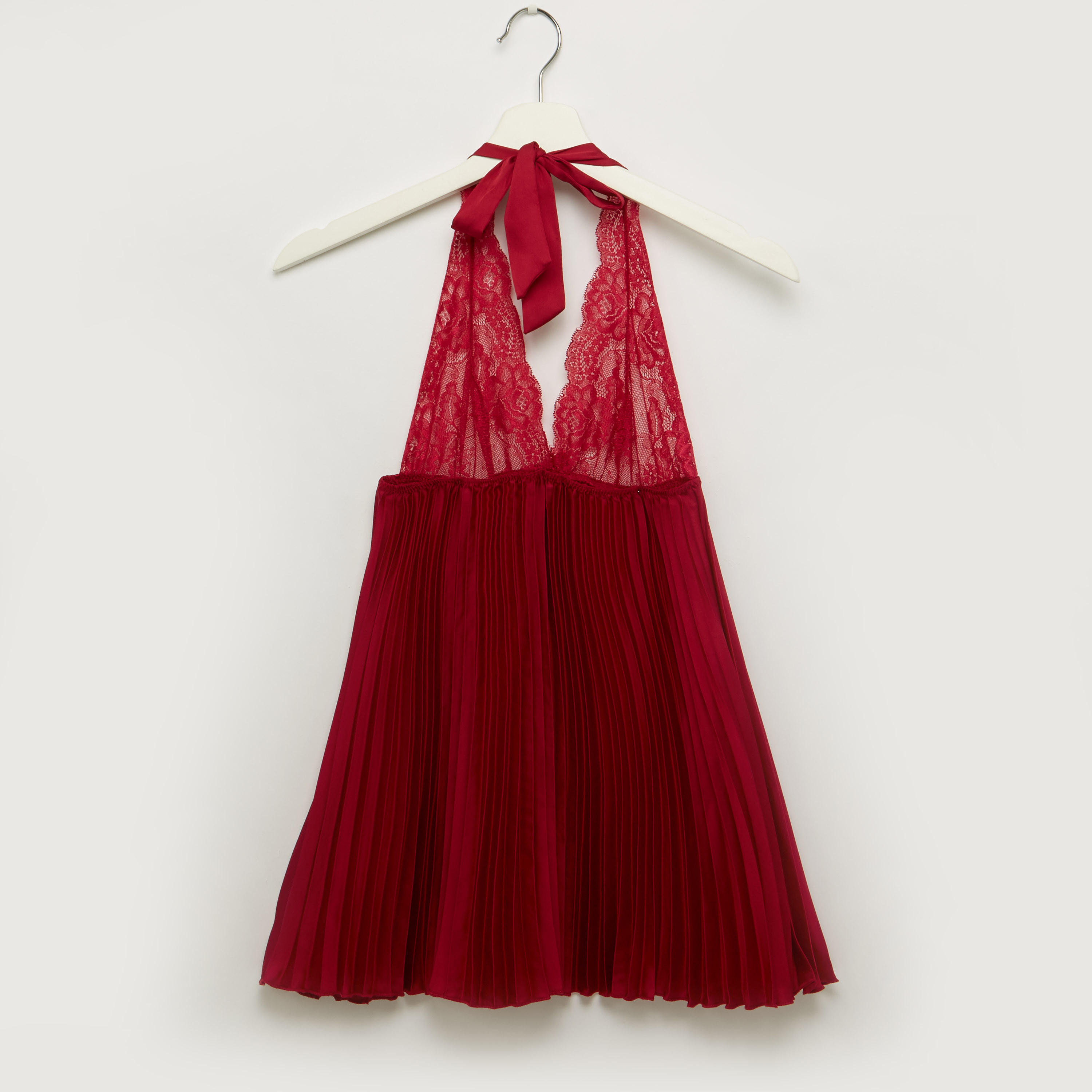 بيبي دول فستان بتفاصيل دانتيل مع ثونج-women-clothing-lingerie-babydollsandbodysuits-image-4