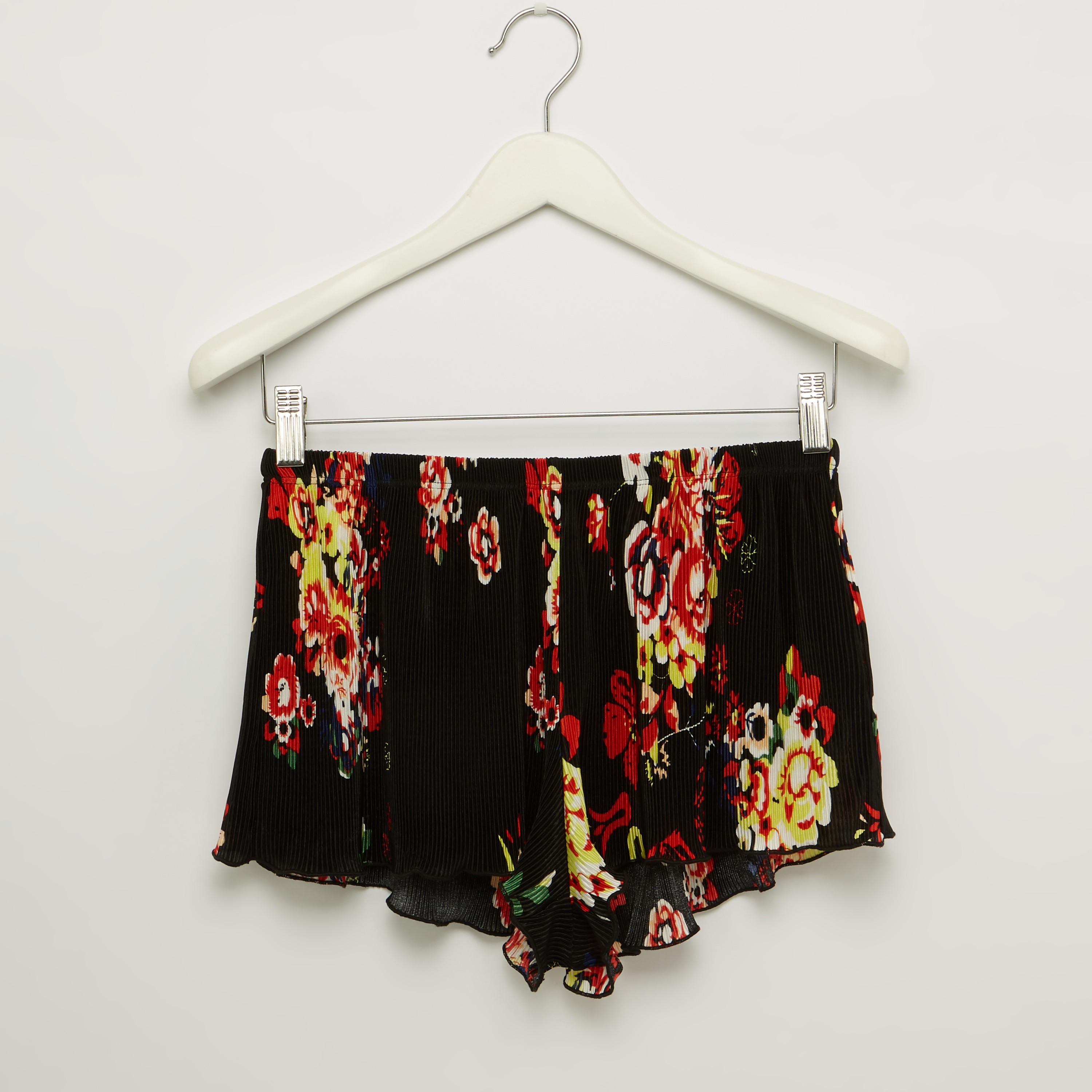 Printed Sleeveless V-neck Top with Shorts-women-clothing-nightwear-pyjamas-longsets-image-5