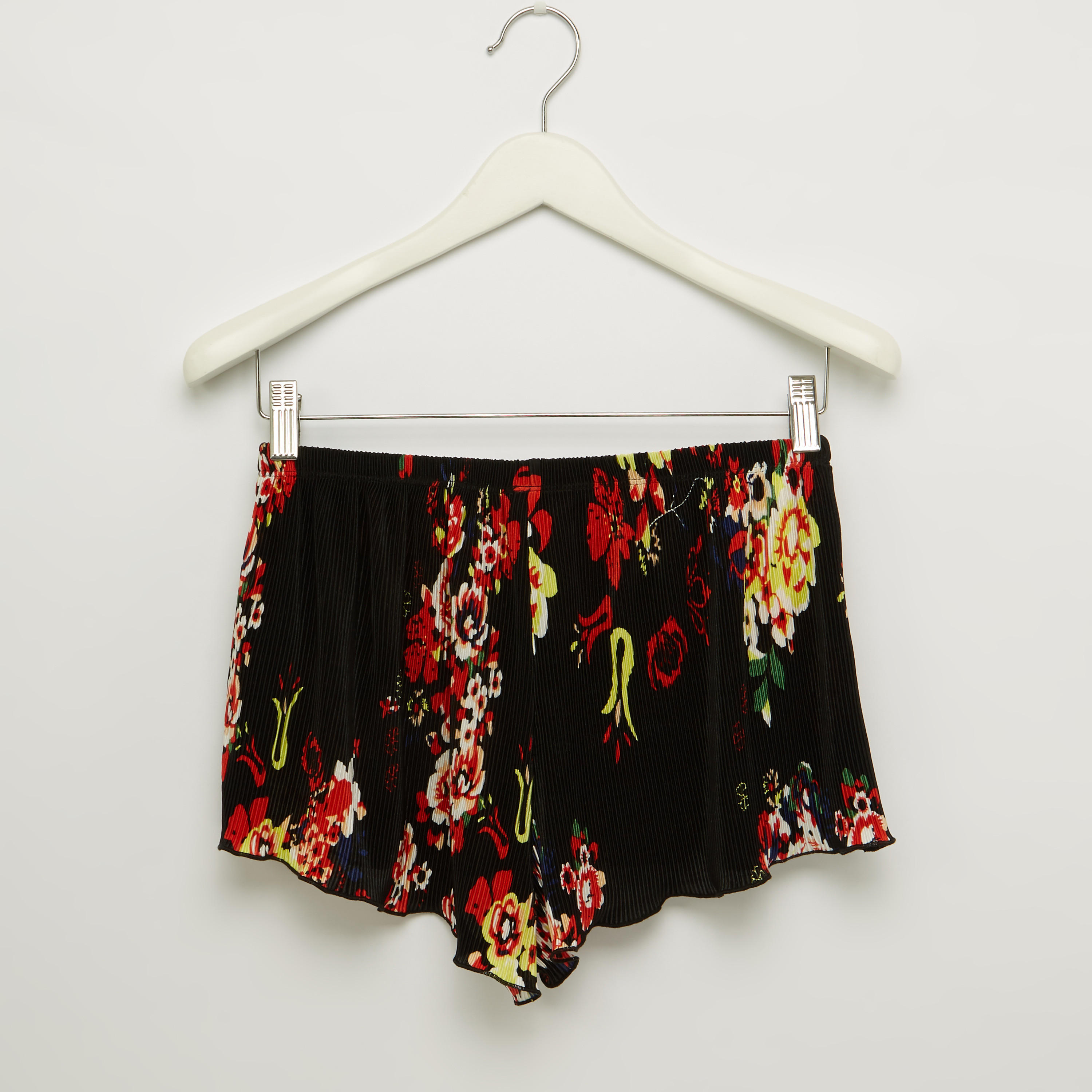 Printed Sleeveless V-neck Top with Shorts-women-clothing-nightwear-pyjamas-longsets-image-6