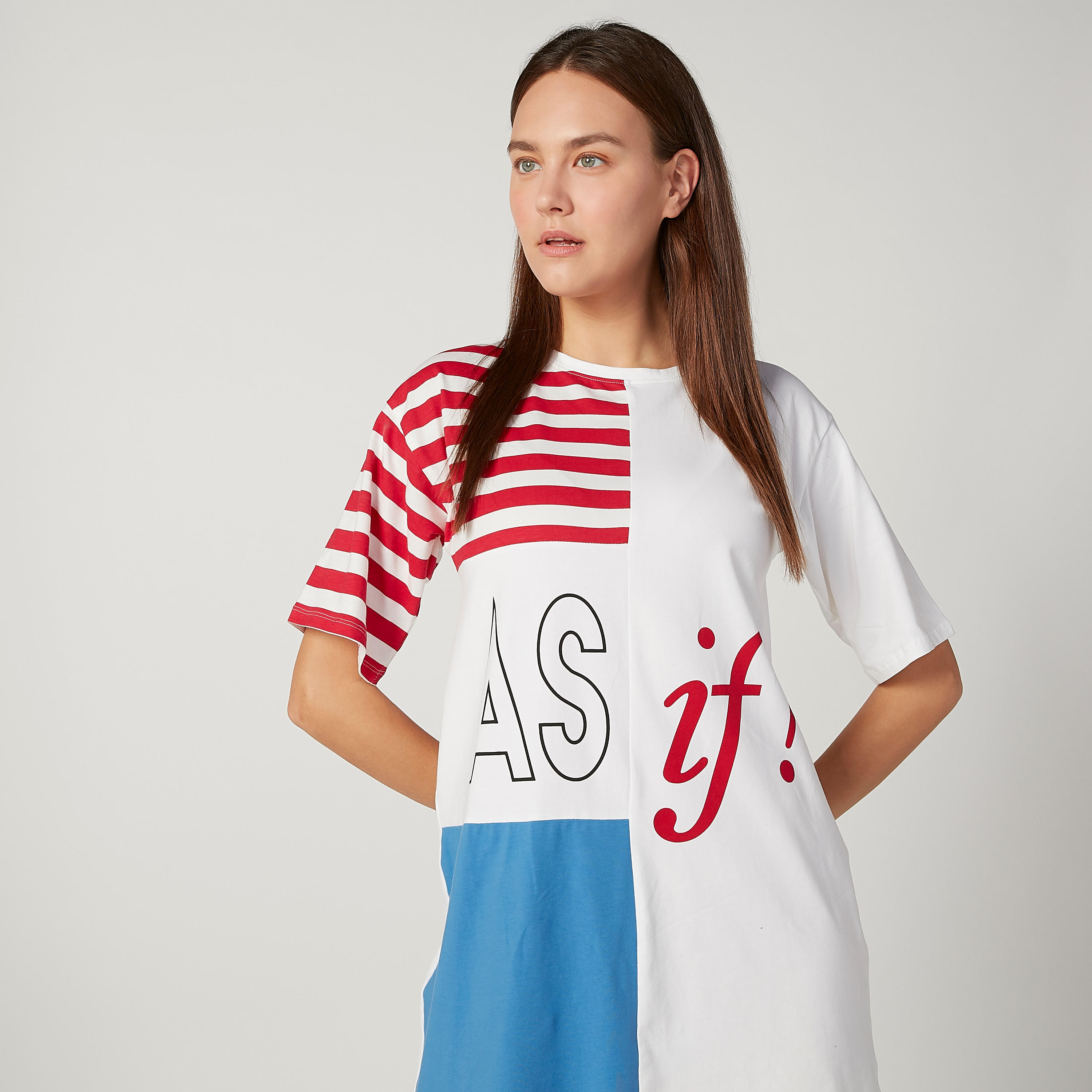 Printed Sleep Dress with Round Neck and Short Sleeves-women-clothing-nightwear-nighties-image-3