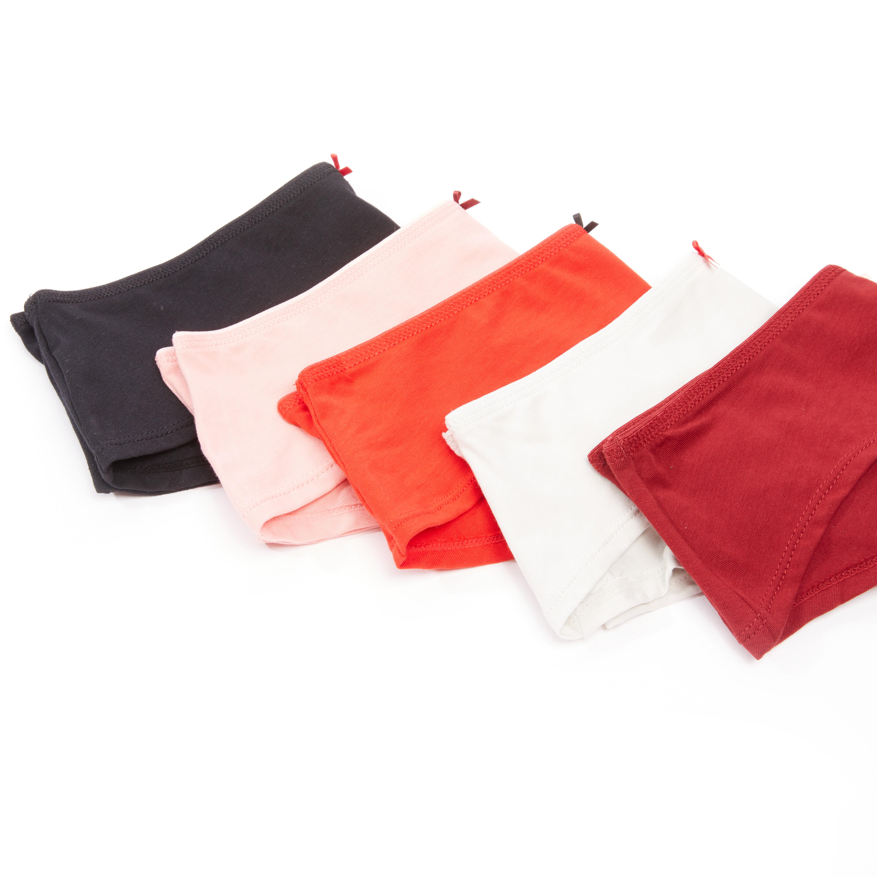 سراويل داخلية سادة بخصر مطاطي - طقم من 5 قطع-women-clothing-lingerie-panties-image-3