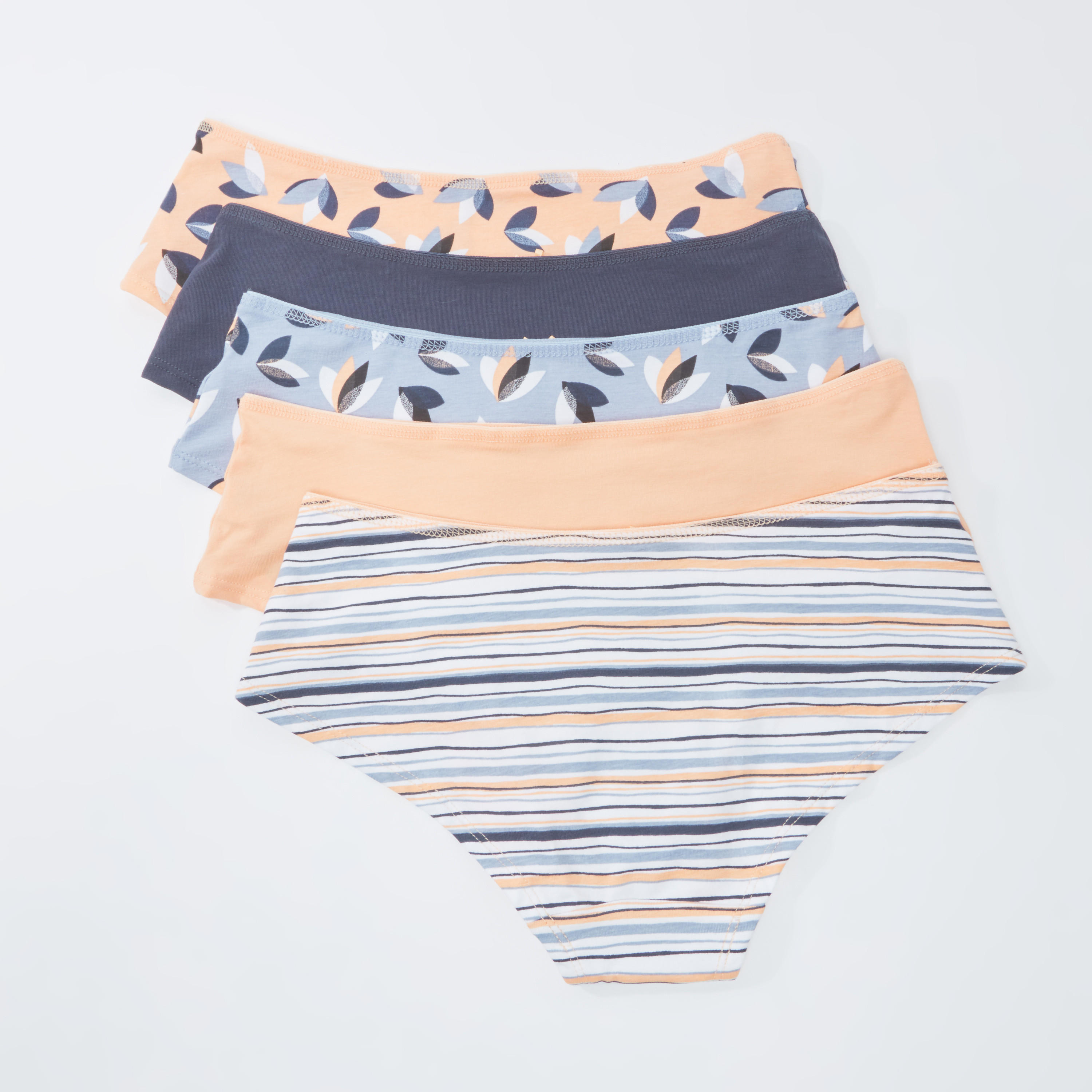 Set of 5 - Assorted Hipster Briefs-women-clothing-lingerie-panties-image-2