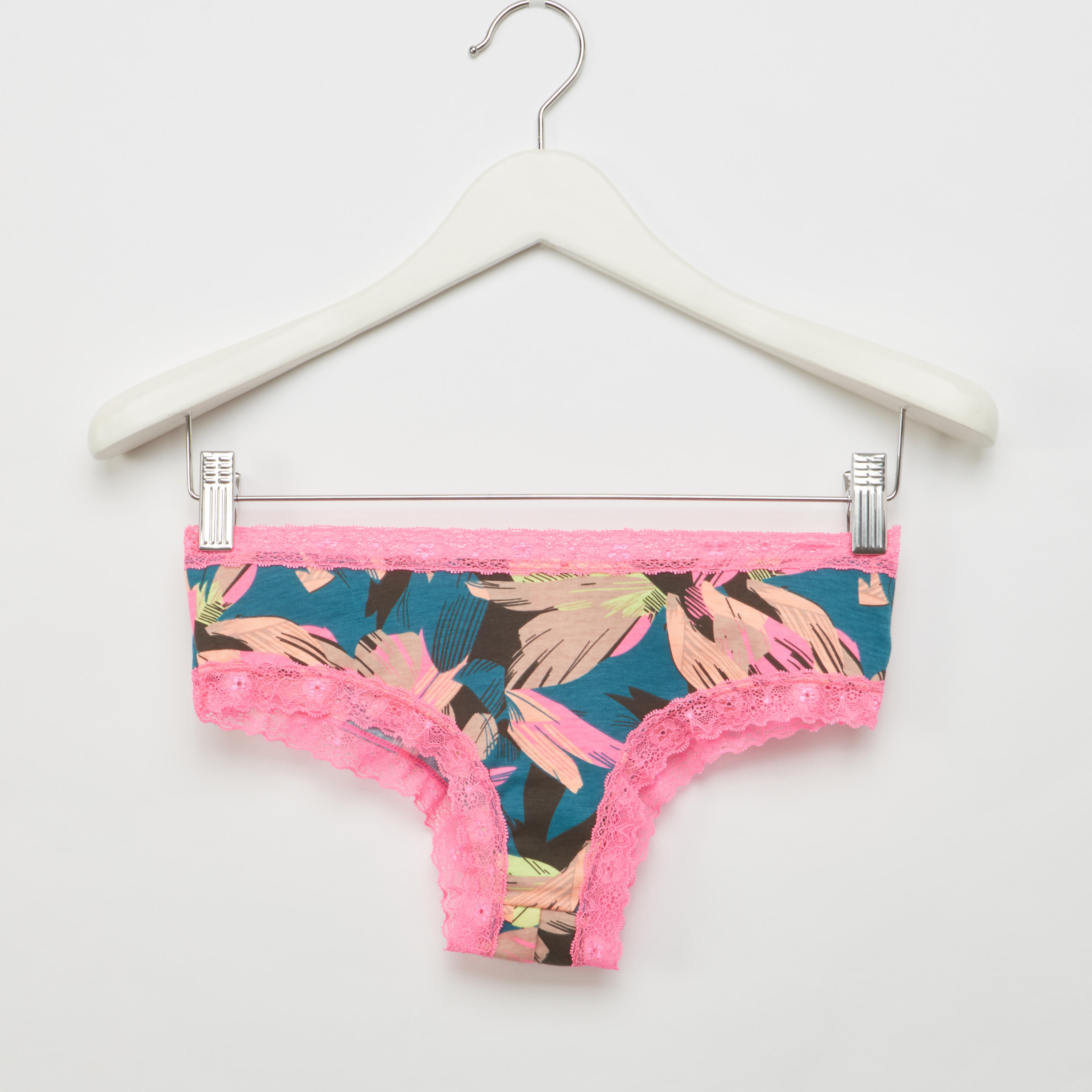 سراويل بكيني بتفاصيل دانتيل وطبعات-women-clothing-lingerie-panties-image-1
