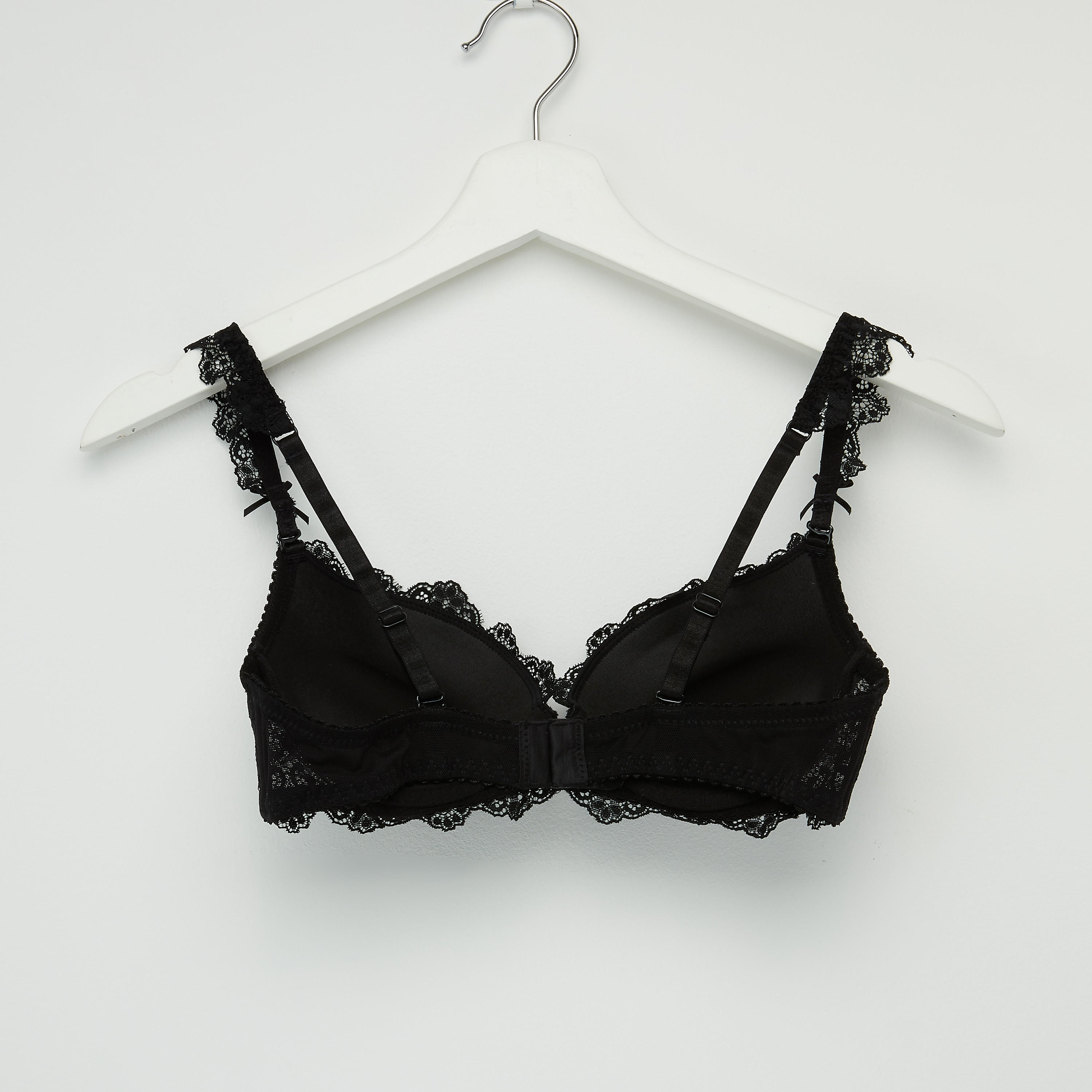 طقم سراويل بيكيني وصدريّة ديمي دانتيل مبطّنة-women-clothing-lingerie-bras-image-3