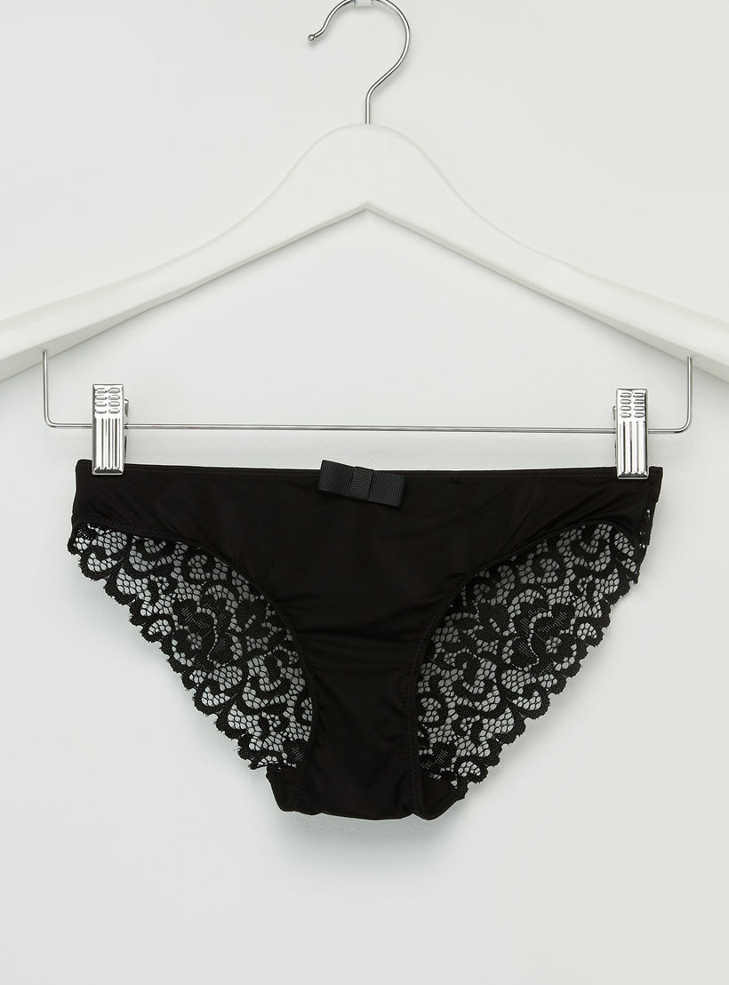 طقم سراويل بيكيني وصدريّة ديمي دانتيل مبطّنة-women-clothing-lingerie-lingeriesets-image-2