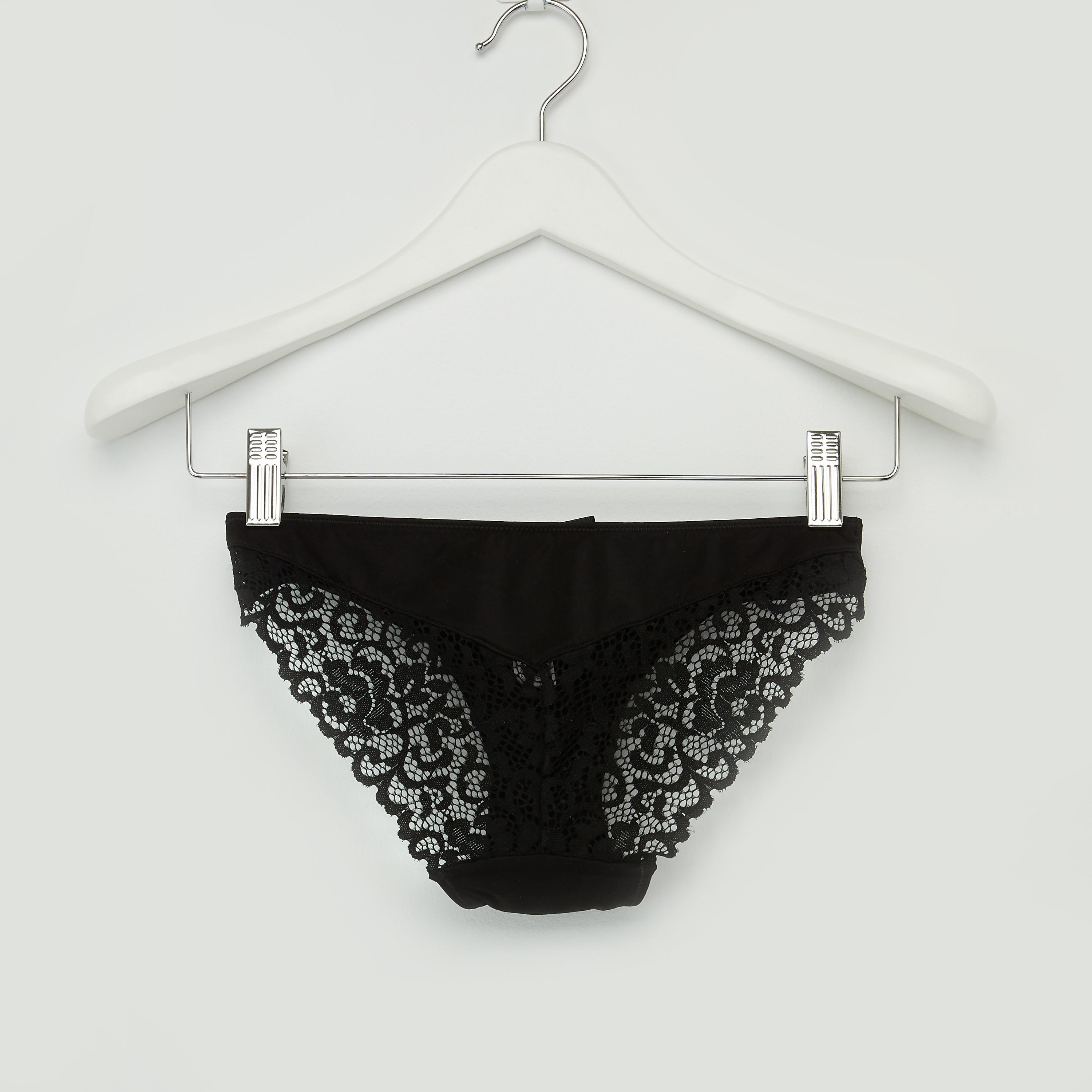 طقم سراويل بيكيني وصدريّة ديمي دانتيل مبطّنة-women-clothing-lingerie-lingeriesets-image-1