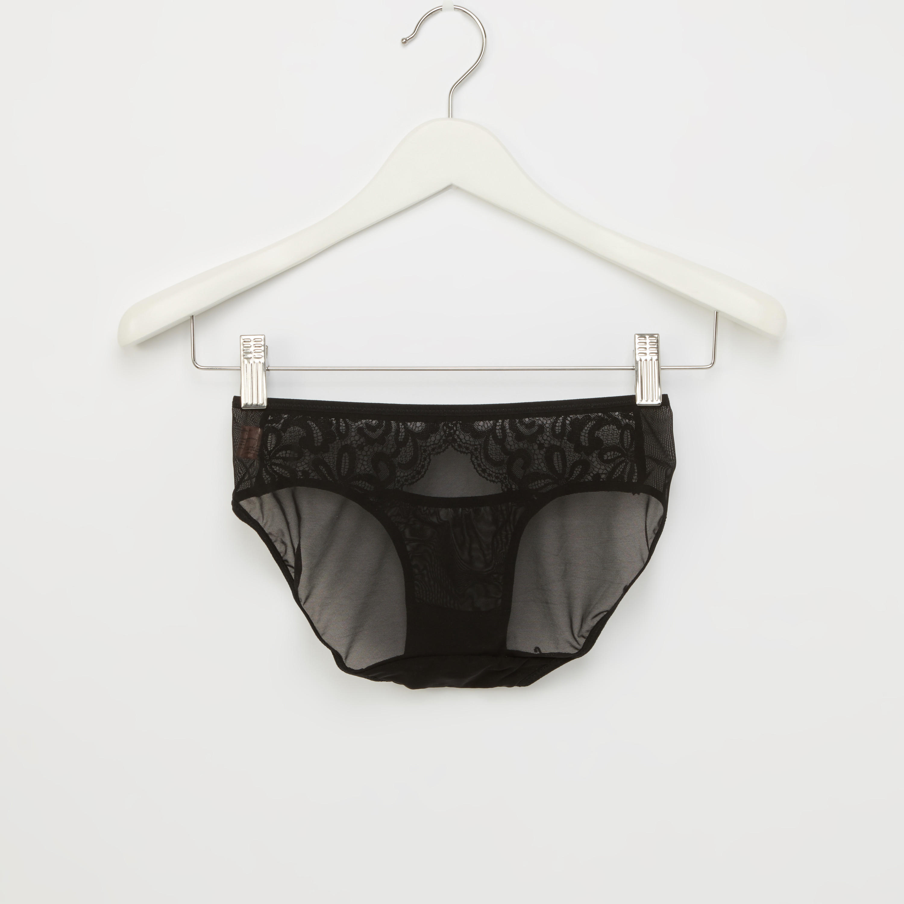 طقم سراويل داخلية وصدريّة ديمي مبطّنة بتفاصيل دانتيل-women-clothing-lingerie-lingeriesets-image-5