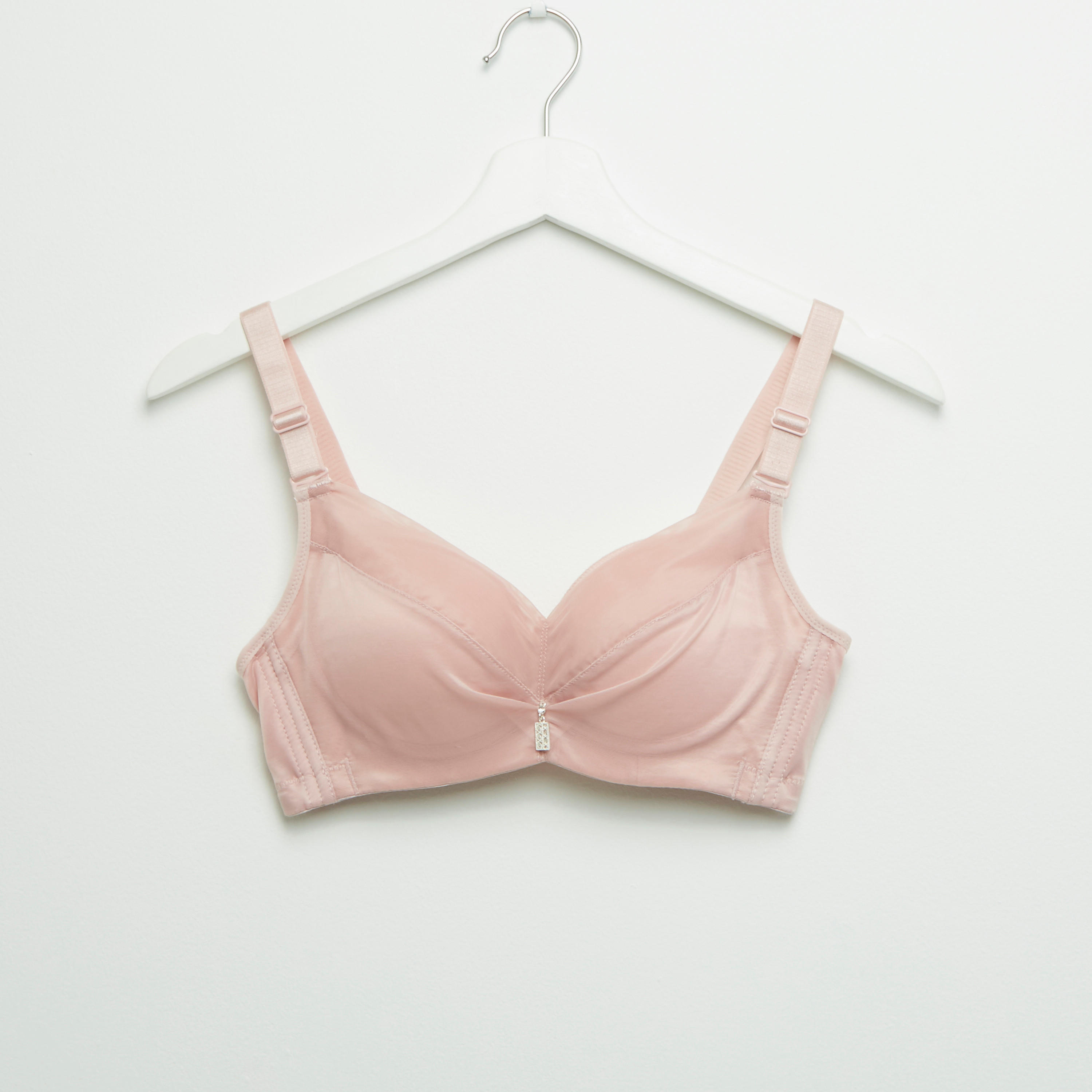 طقم سراويل داخلية وصدريّة أساسية سادة مبطّنة-women-clothing-lingerie-lingeriesets-image-4