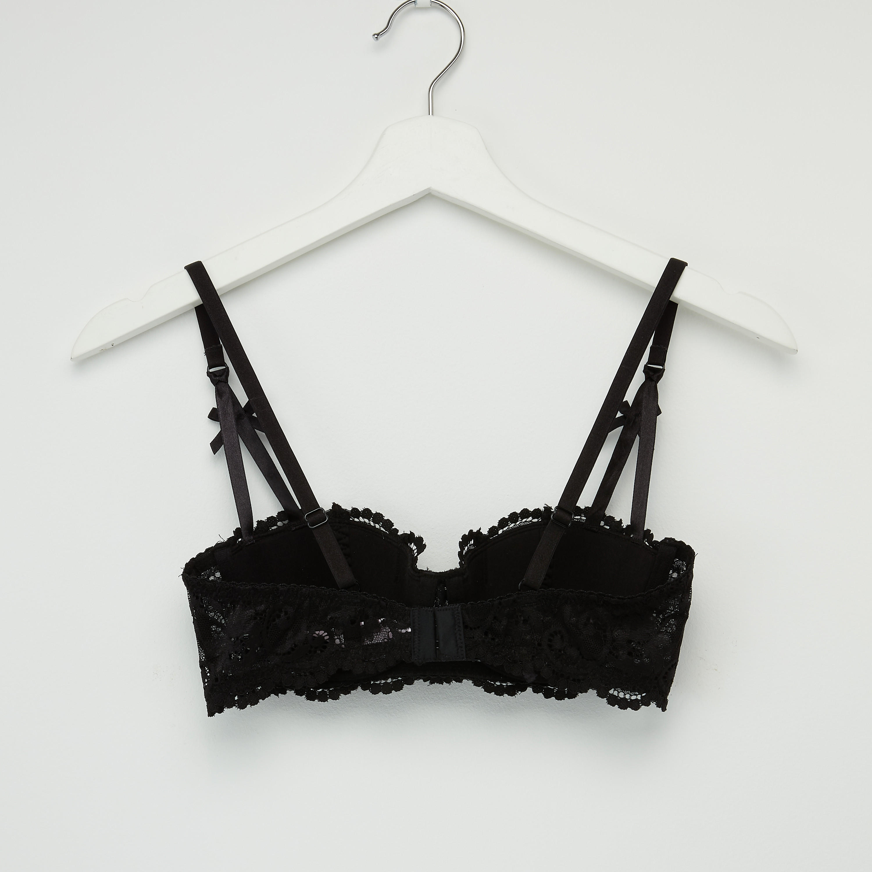 Lace Padded Demi Bra with Bikini Briefs-women-clothing-lingerie-lingeriesets-image-3
