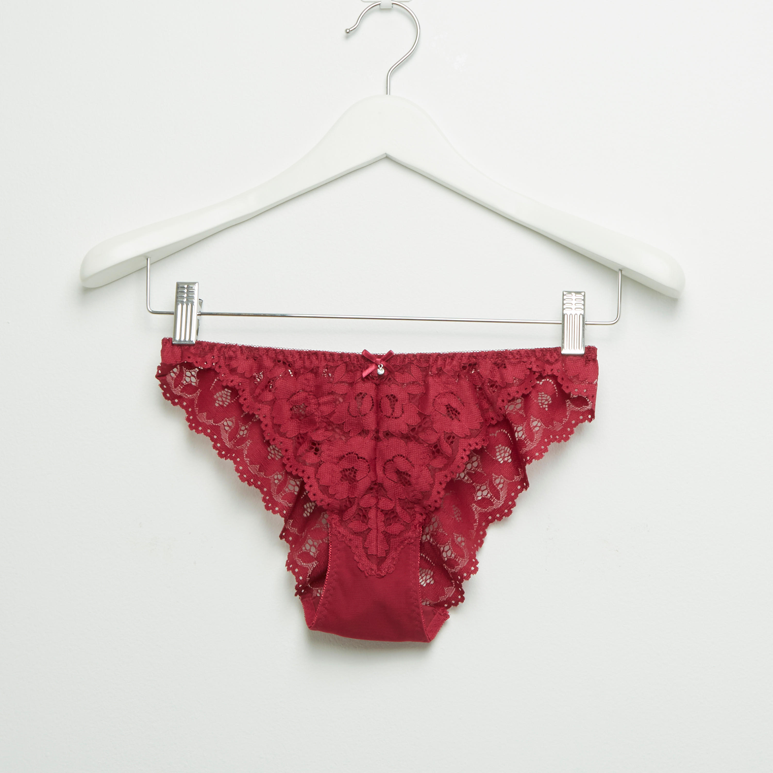Lace Padded Plunge Bra with Briefs-women-clothing-lingerie-lingeriesets-image-4