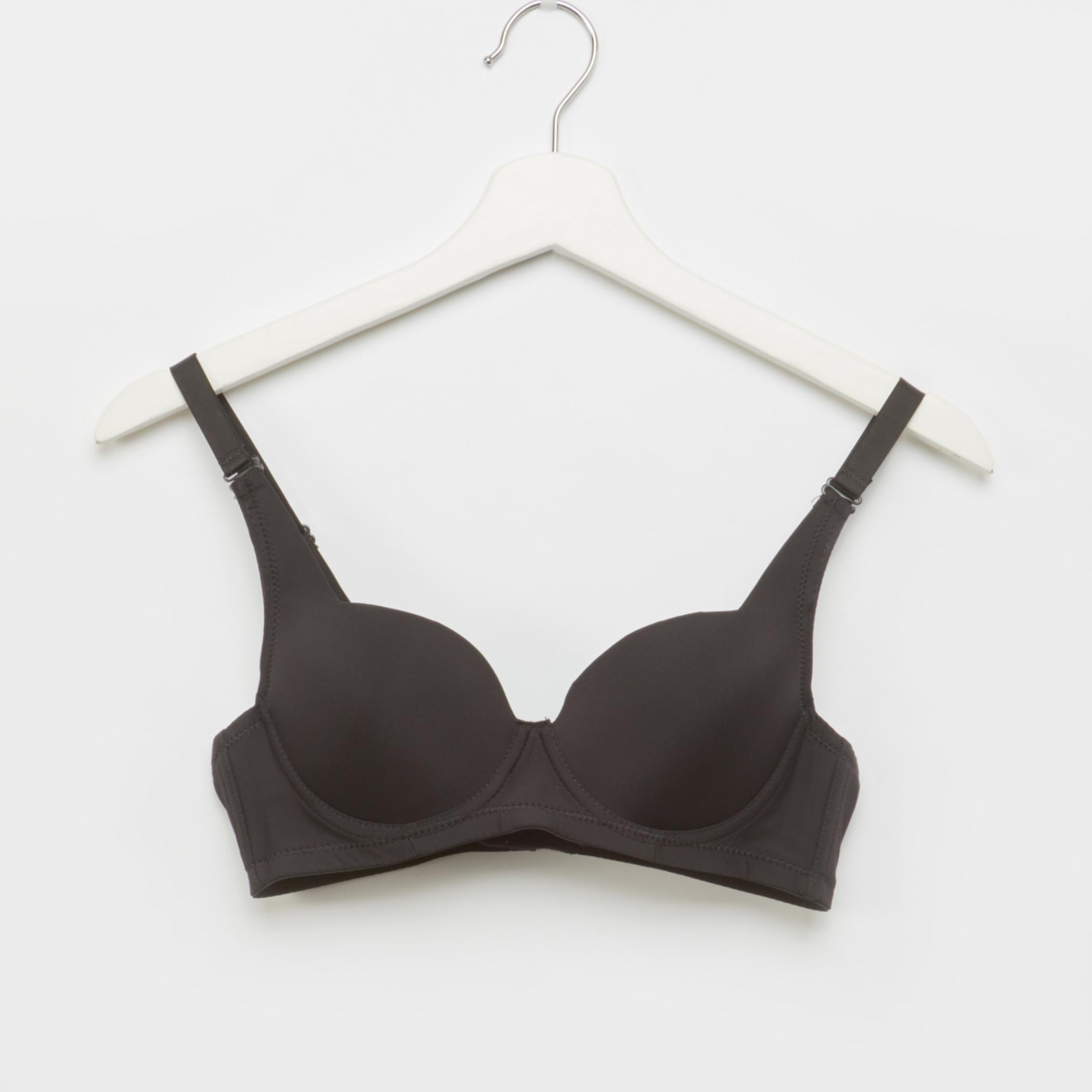 صدريّة بالكونيت سادة مبطّنة بخطافة إغلاق-women-clothing-lingerie-bras-image-1