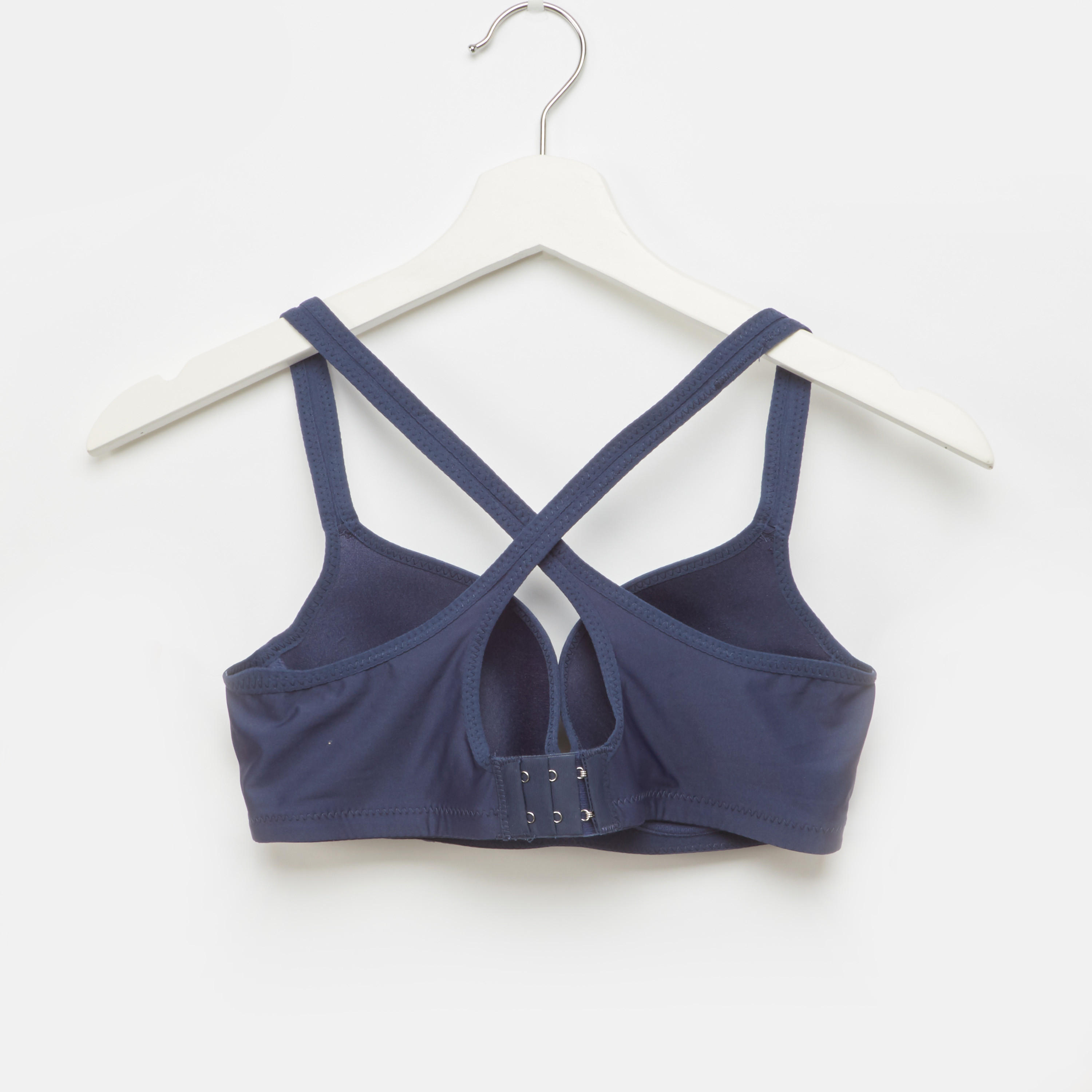 صدريّة رياضية سادة مبطّنة بحمّالات متقاطعة-women-clothing-lingerie-bras-image-1