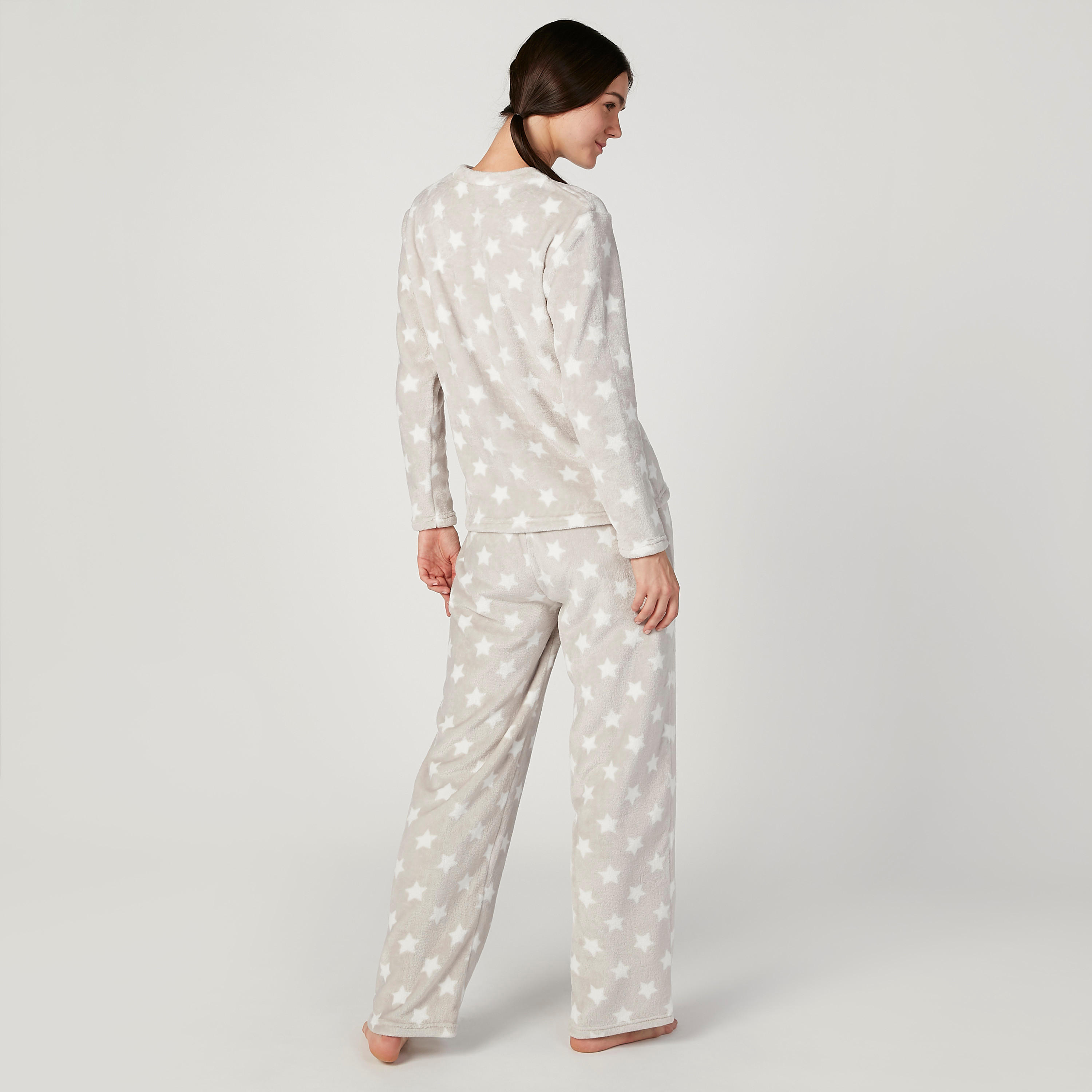 طقم بنطلون بيجاما وتيشيرت بأكمام طويلة وطبعات-women-clothing-nightwear-pyjamas-longsets-image-2
