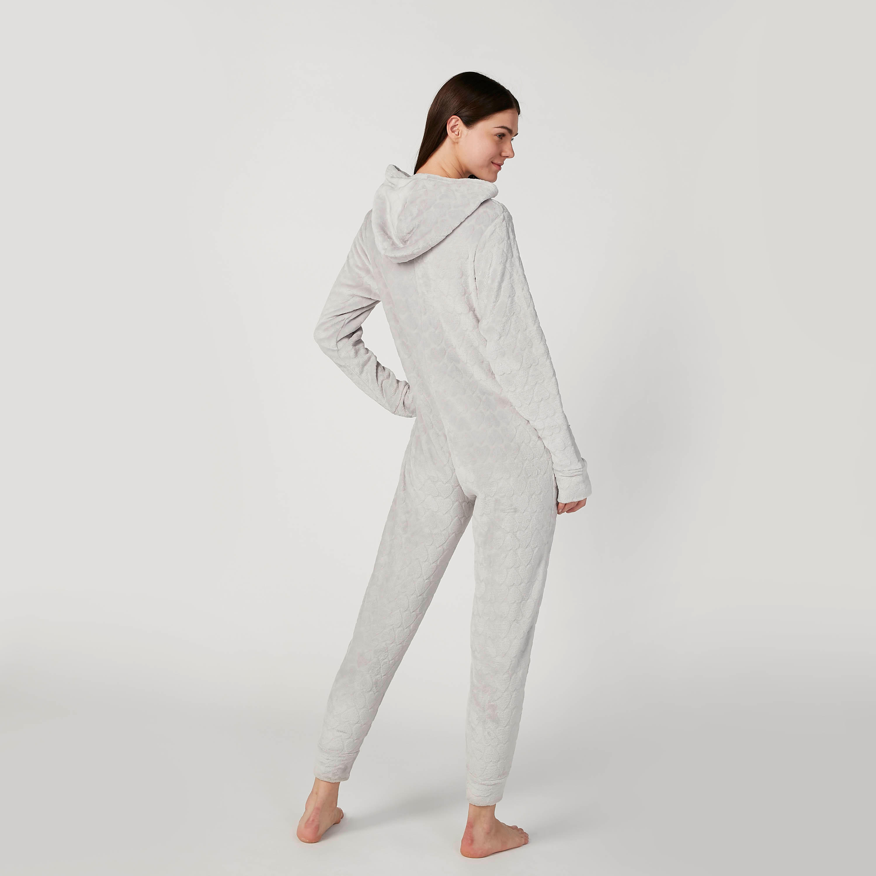 أفرول بقبعة وأكمام طويلة وطبعات-women-clothing-nightwear-nighties-image-2
