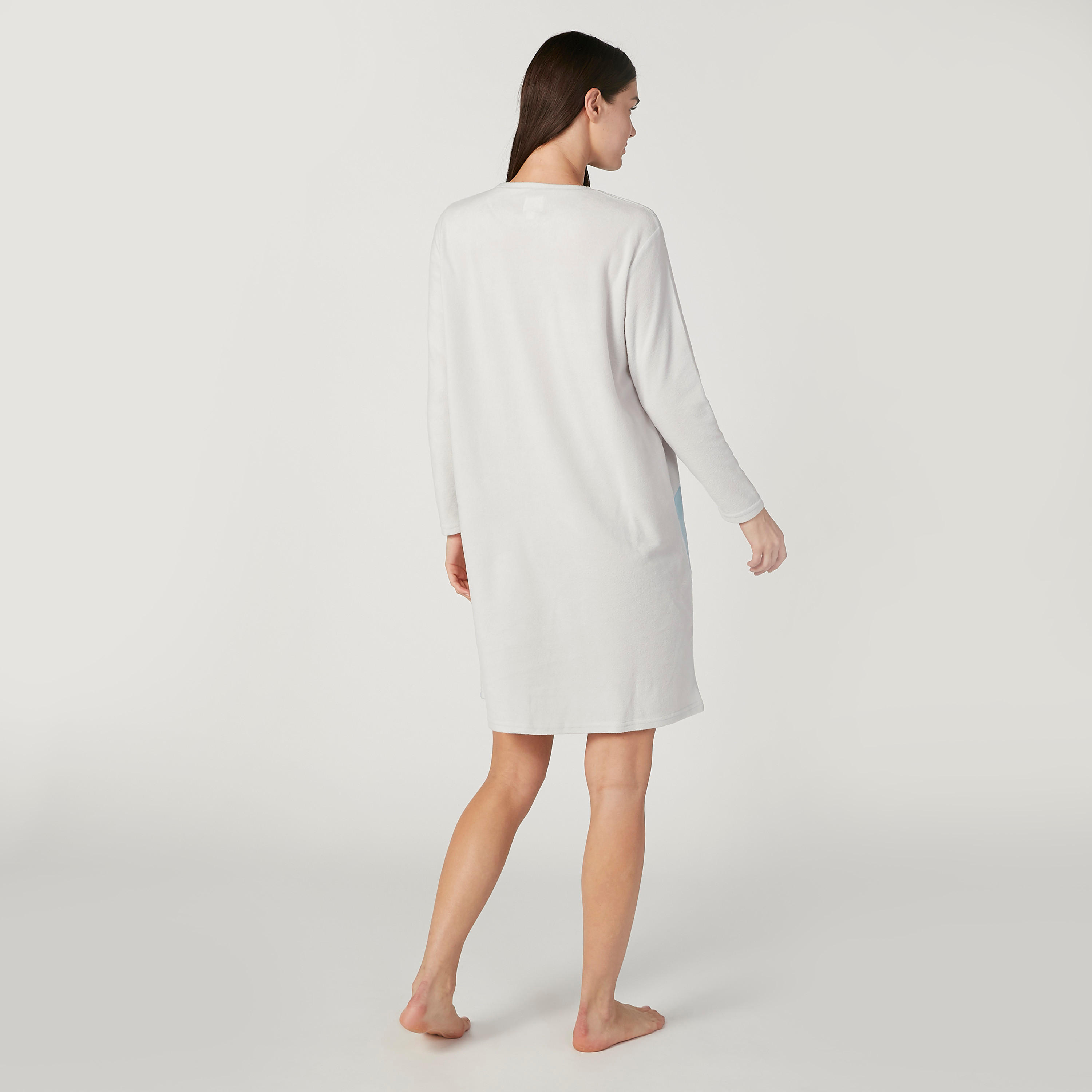 قميص نوم بياقة مستديرة وأكمام طويلة وطبعات-women-clothing-nightwear-nighties-image-2