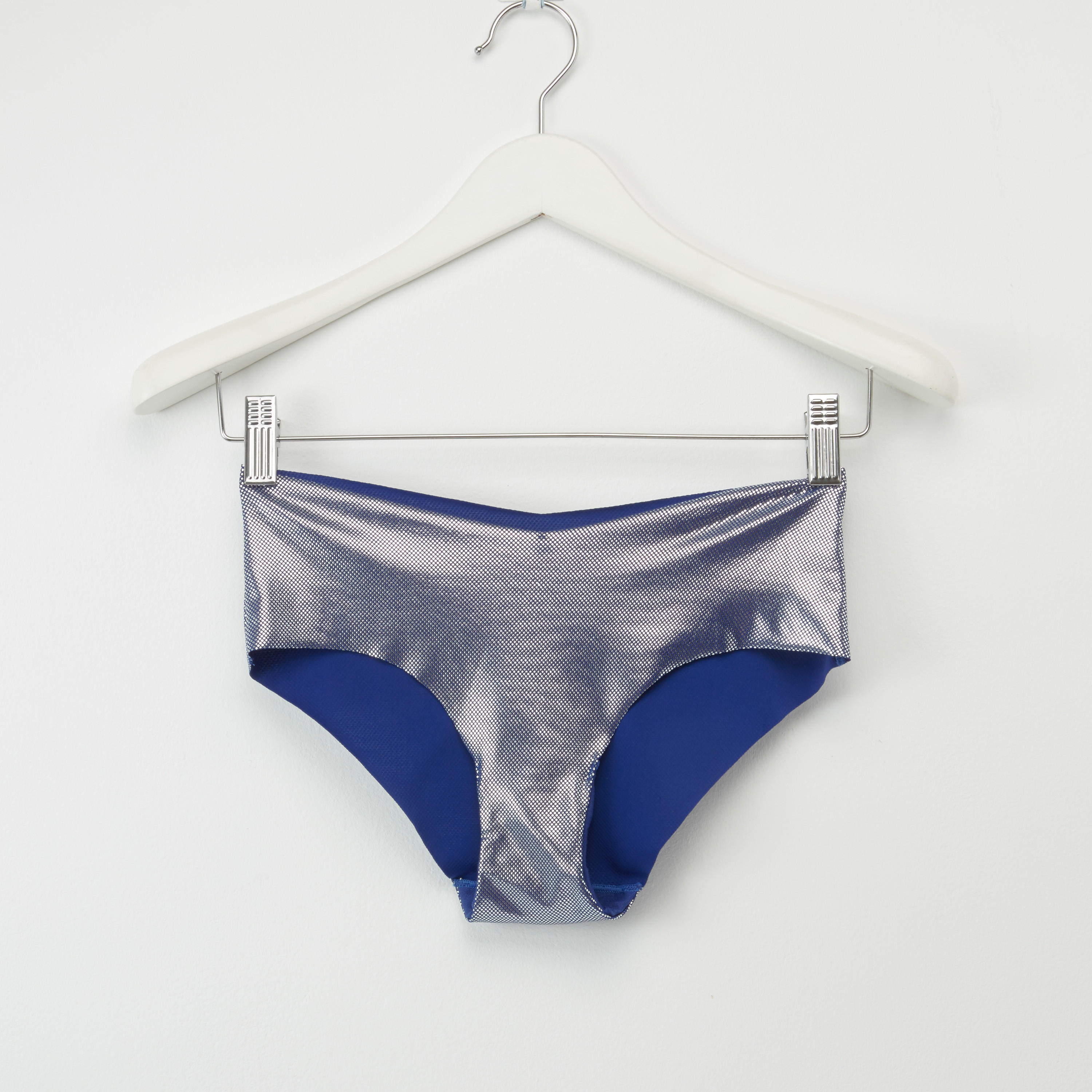 Plain Hipster Briefs with Elasticised Waistband-women-clothing-lingerie-panties-image-1