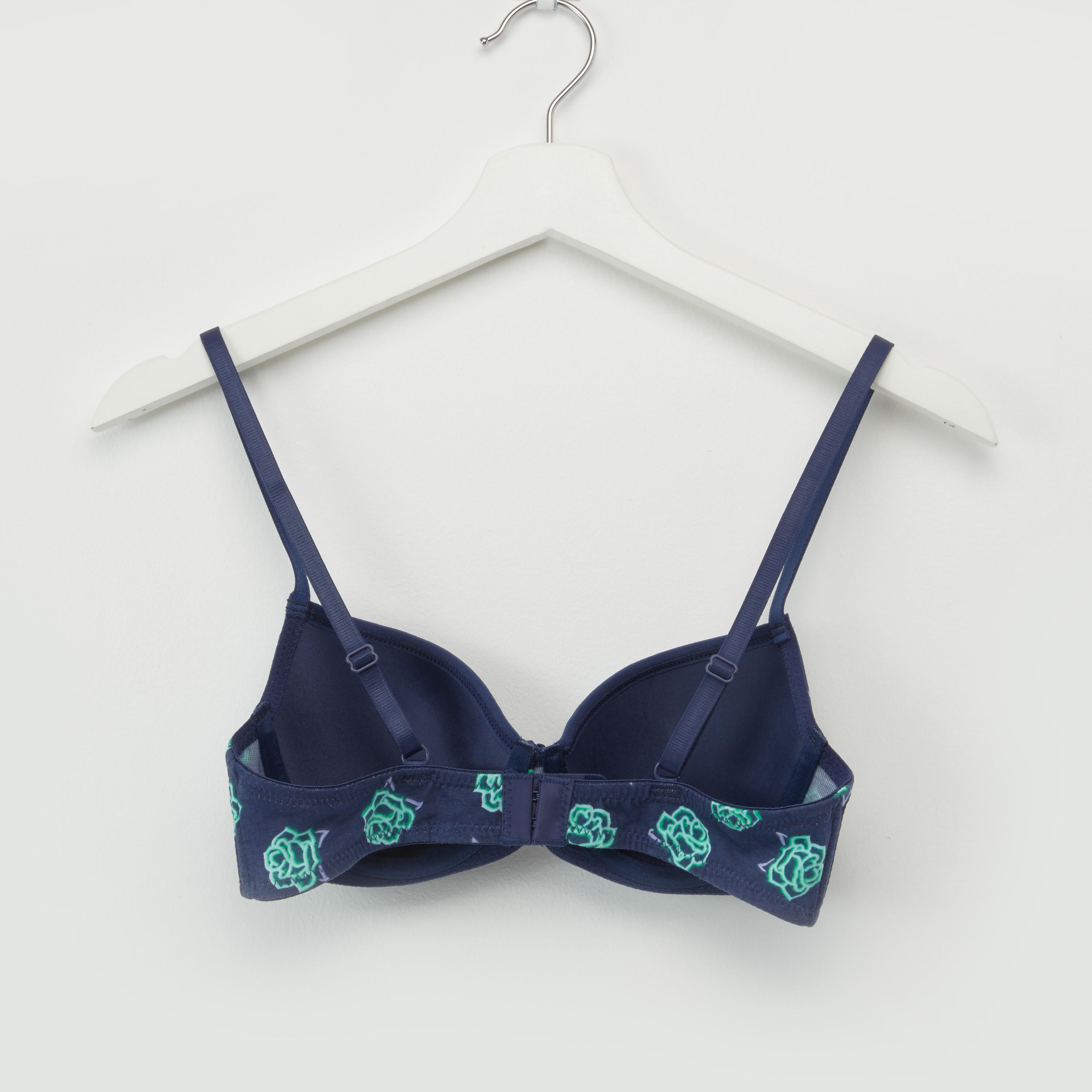 صدرية بلانج مبطنة بخطاف إغلاق ناعم وطبعات-women-clothing-lingerie-bras-image-2
