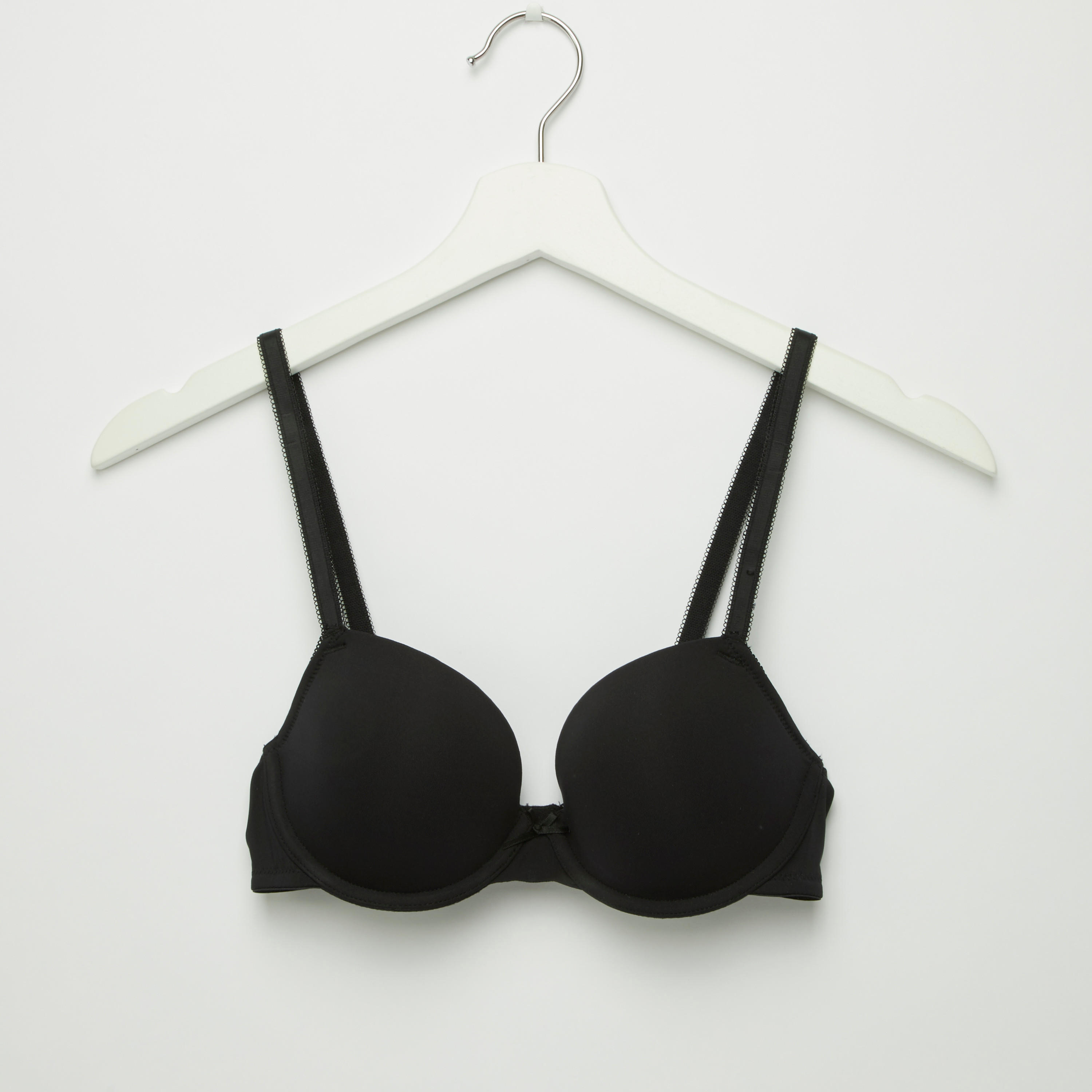 Set of 2 - Assorted Plunge Bra with Hook and Eye Closure-women-clothing-lingerie-bras-image-5