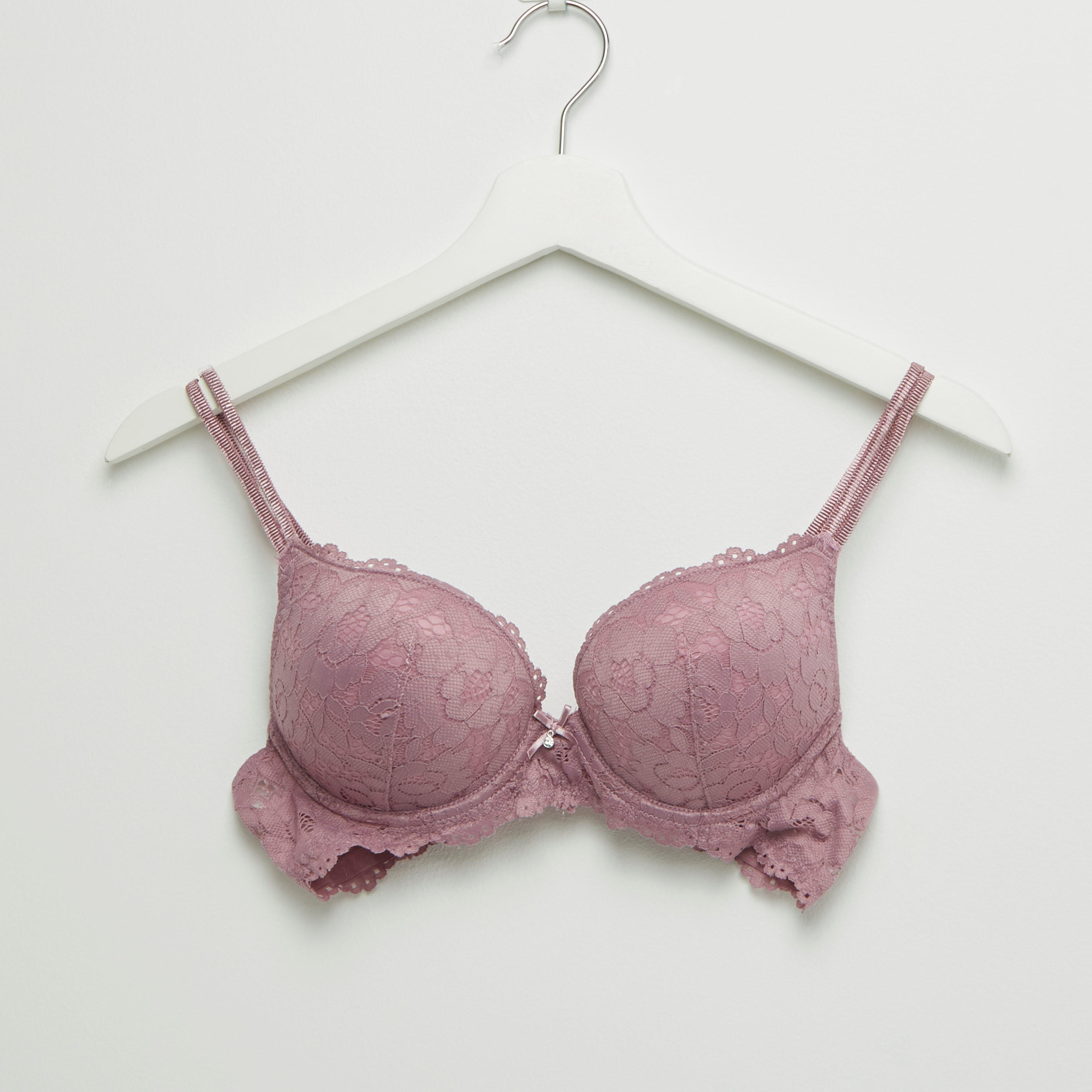 طقم سراويل داخلية وصدريّة ديمي دانتيل مبطّنة-women-clothing-lingerie-lingeriesets-image-4