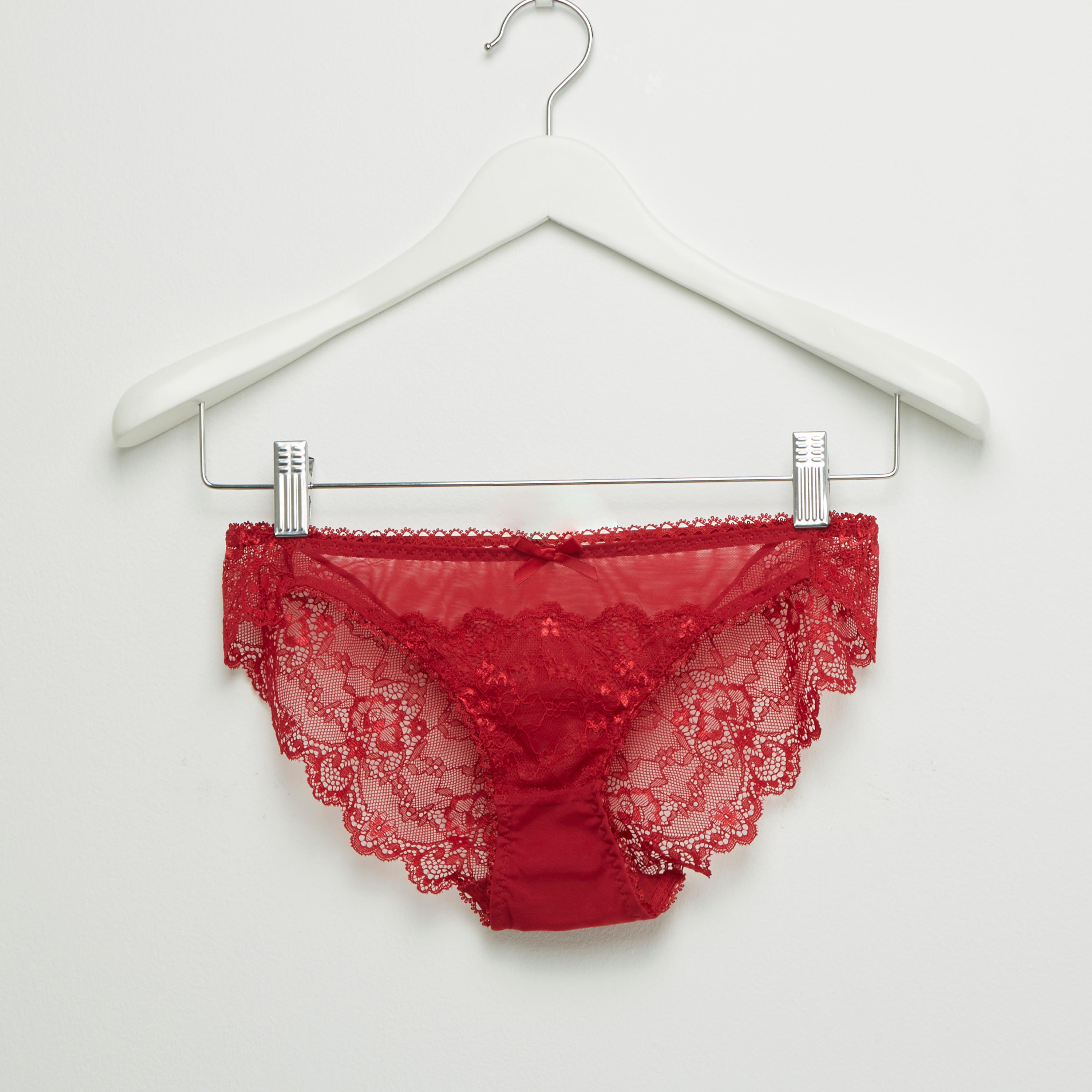 طقم سراويل داخلية وصدريّة دانتيل مبطّنة-women-clothing-lingerie-lingeriesets-image-2
