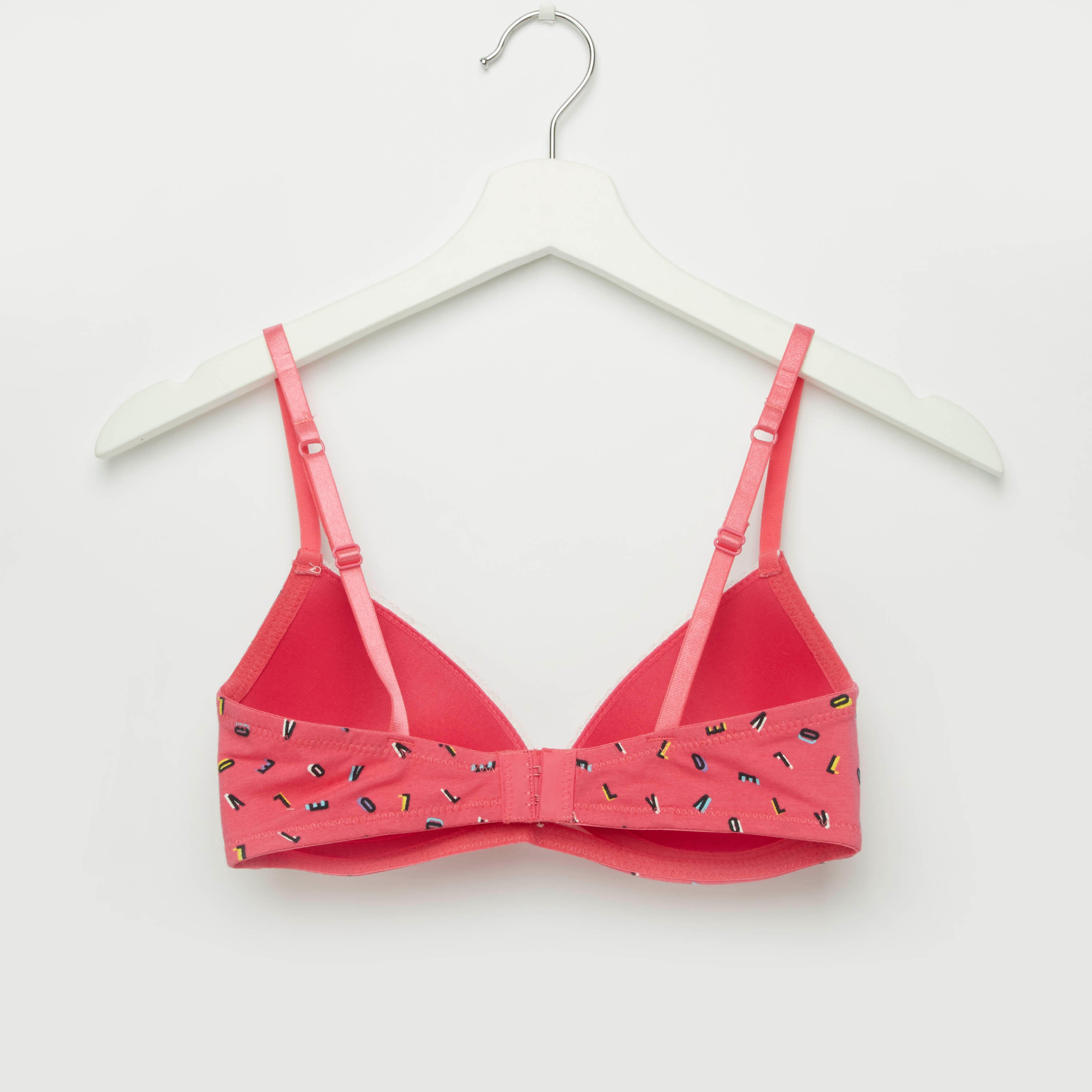 صدريّة تيشيرت ببطانة خفيفة وحمّالات قابلة للتعديل - طقم من قطعتين متنوعتين-women-clothing-lingerie-bras-image-3