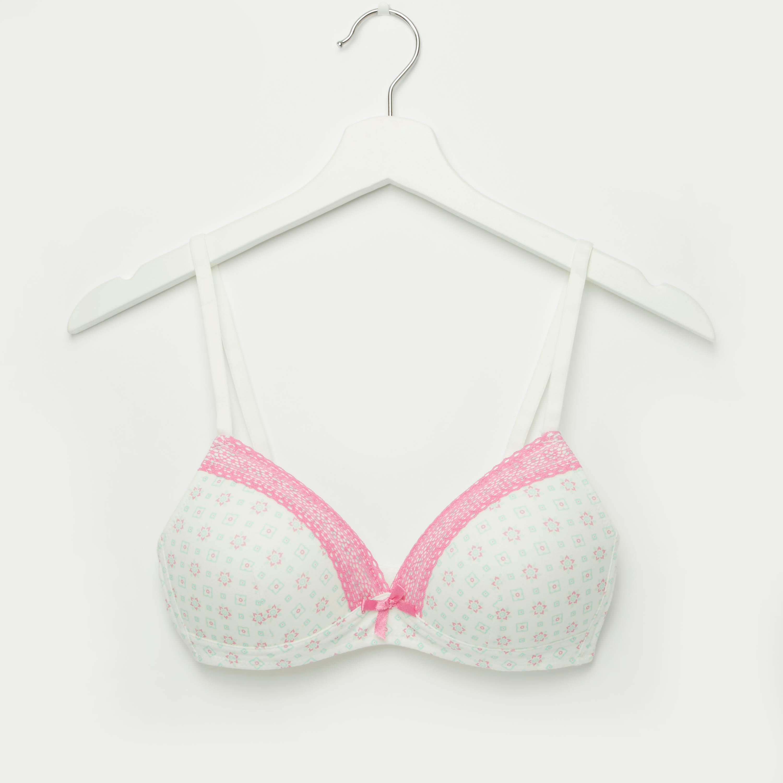 Set of 2 - Assorted Lightly Padded T-shirt Bra with Adjustable Straps-women-clothing-lingerie-bras-image-2