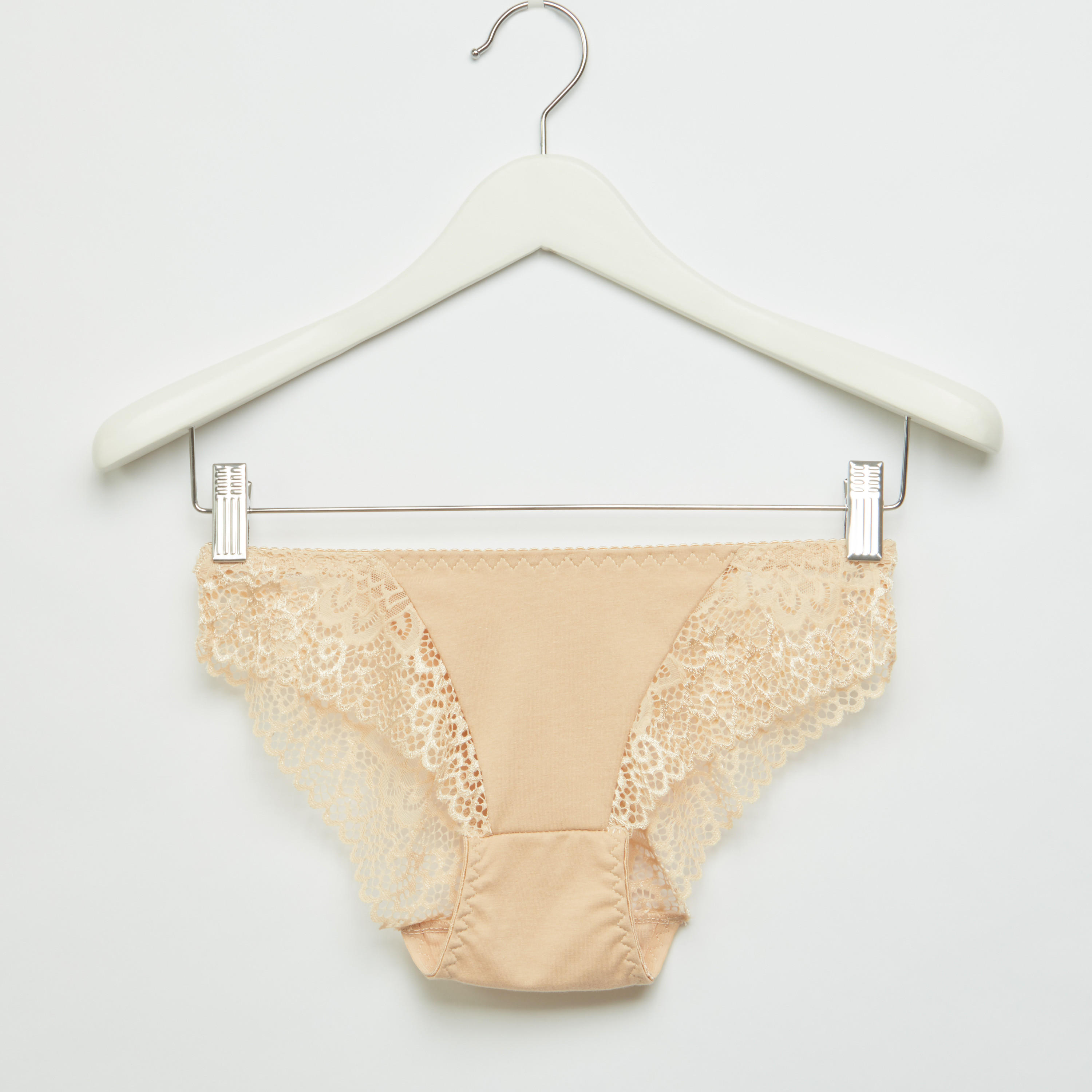 سراويل داخلية بخصر مطّاطي وتفاصيل دانتيل-women-clothing-lingerie-panties-image-1