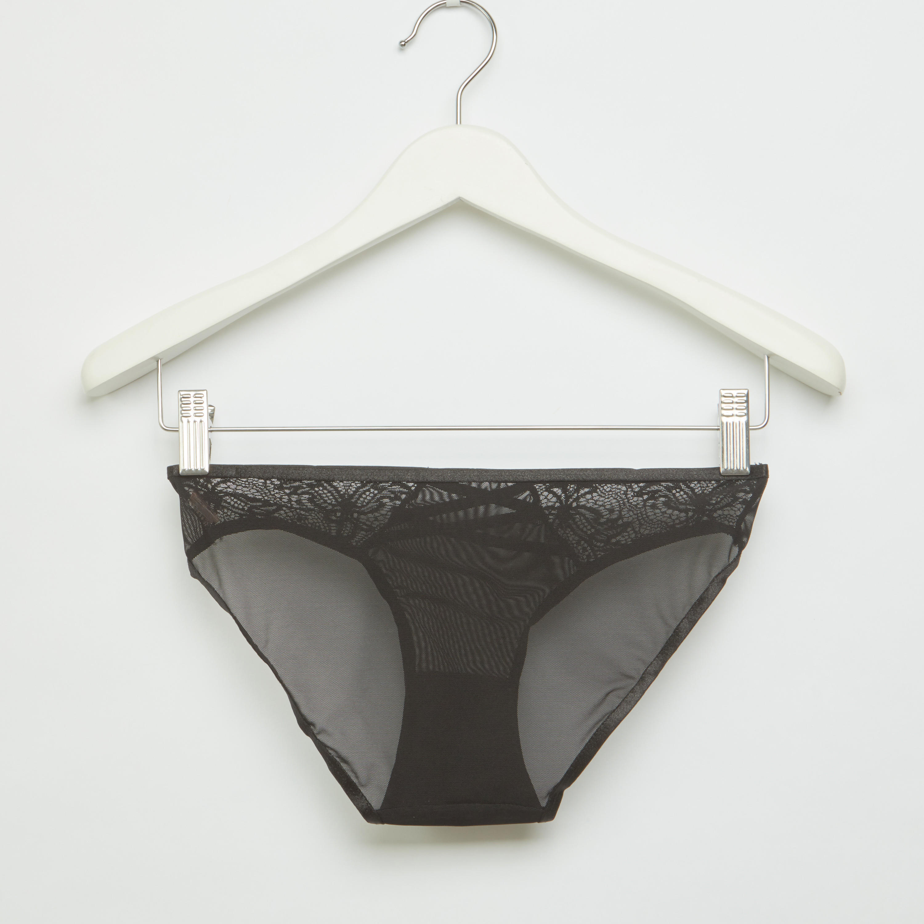 طقم سراويل داخلية وصدريّة بلانج مبطّنة بتفاصيل دانتيل-women-clothing-lingerie-lingeriesets-image-5