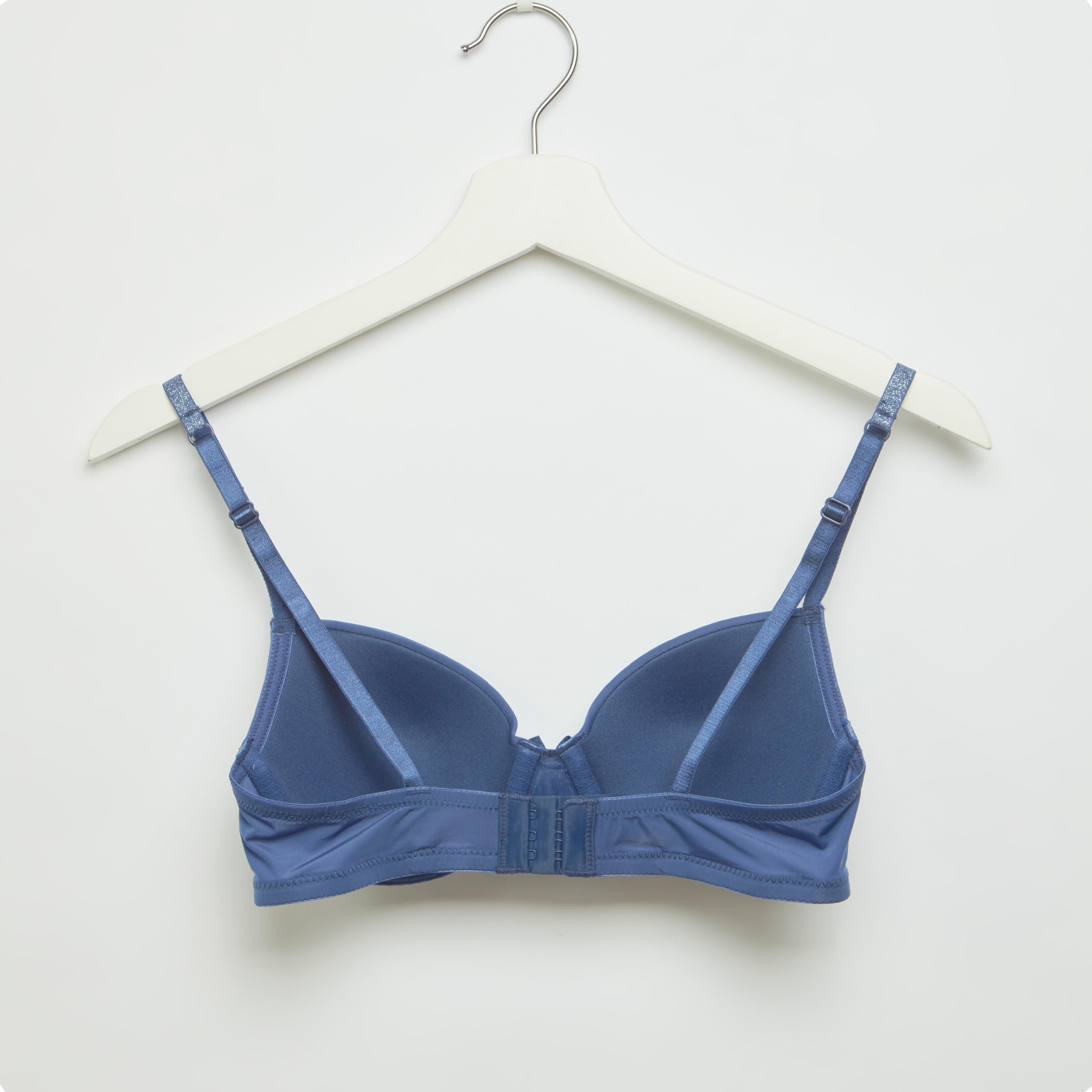 صدريّة بلانج سادة مبطّنة بمشبك إغلاق-women-clothing-lingerie-bras-image-2