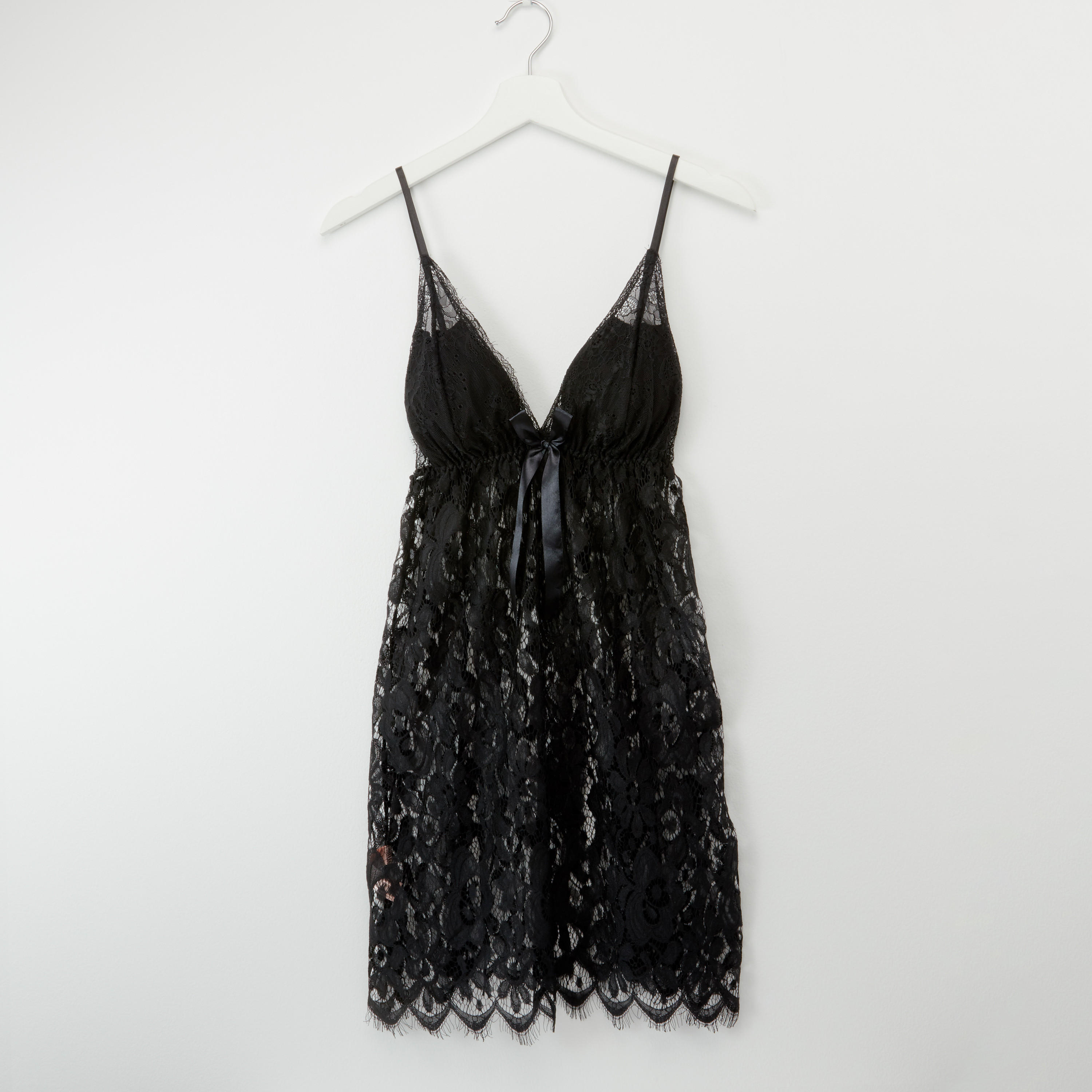 قميص نوم دانتيل مع ثونج-women-clothing-nightwear-pyjamas-longsets-image-5