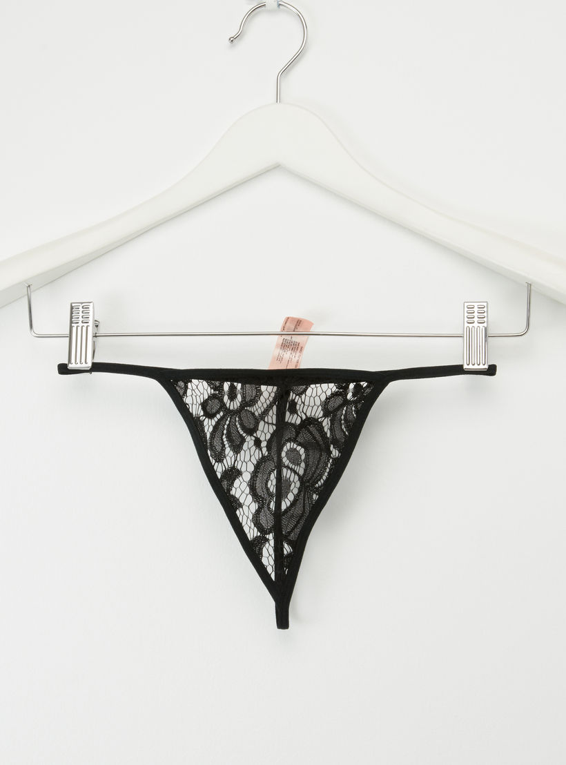 قميص نوم دانتيل مع ثونج-women-clothing-nightwear-pyjamas-longsets-image-2