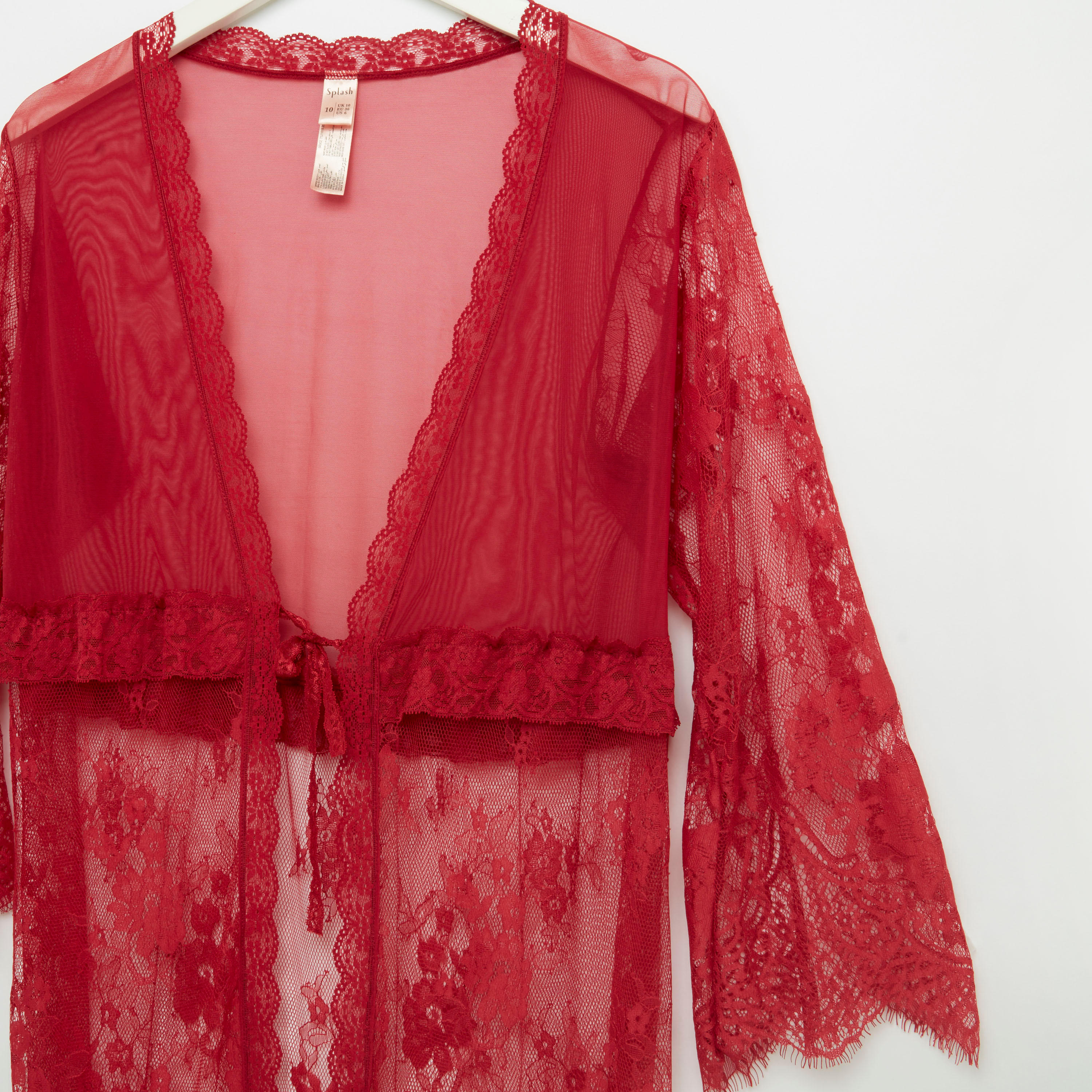 طقم ملابس نوم دانتيل من 3 قطع-women-clothing-nightwear-pyjamas-longsets-image-6