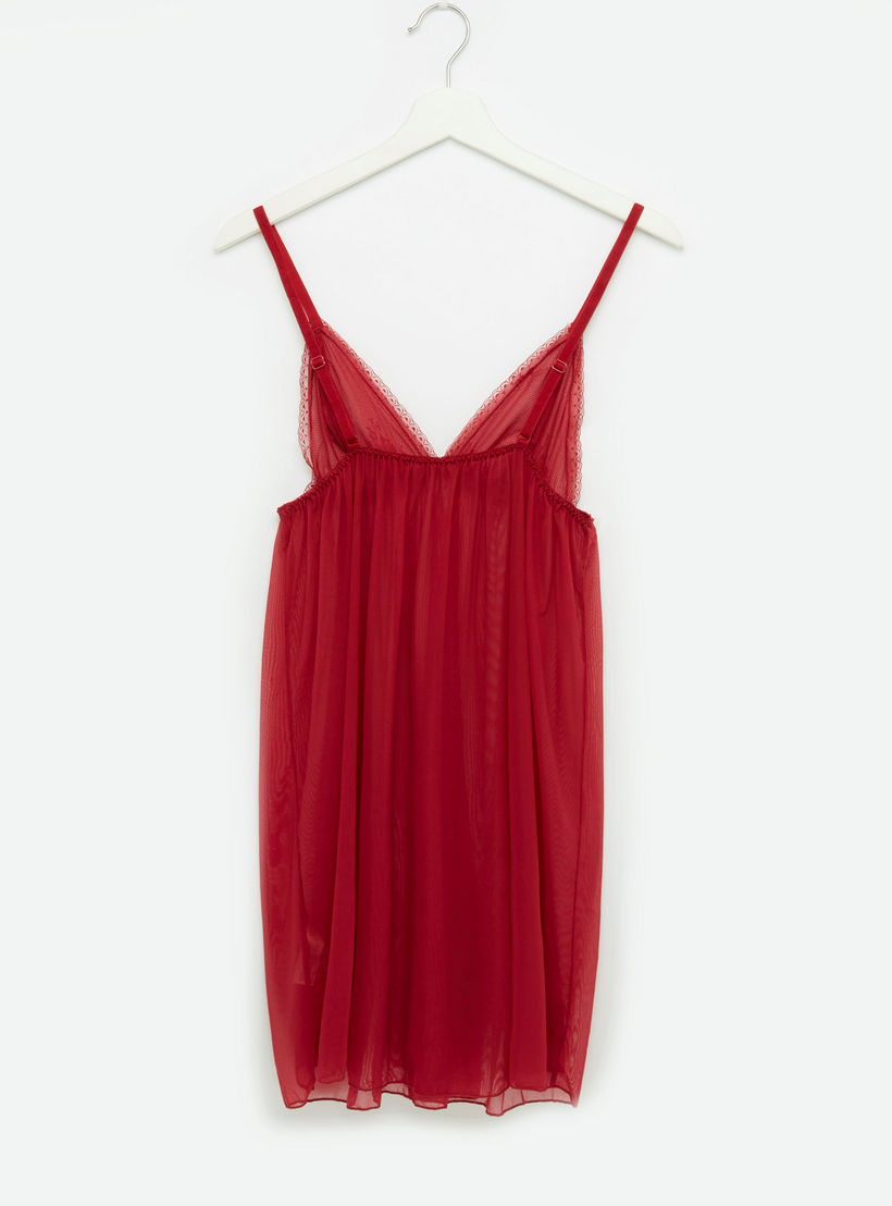 طقم ملابس نوم دانتيل من 3 قطع-women-clothing-nightwear-pyjamas-longsets-image-4