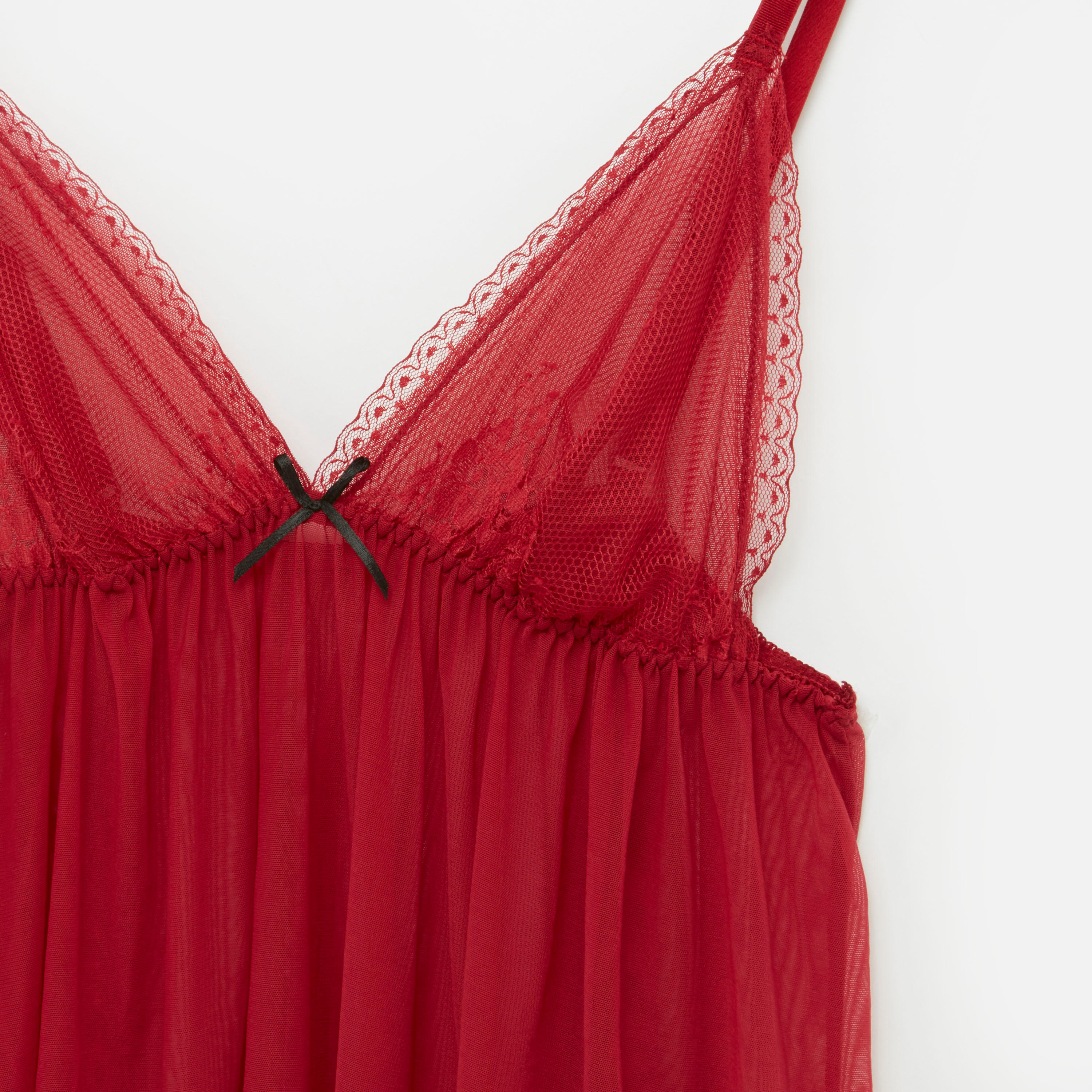 طقم ملابس نوم دانتيل من 3 قطع-women-clothing-nightwear-pyjamas-longsets-image-3