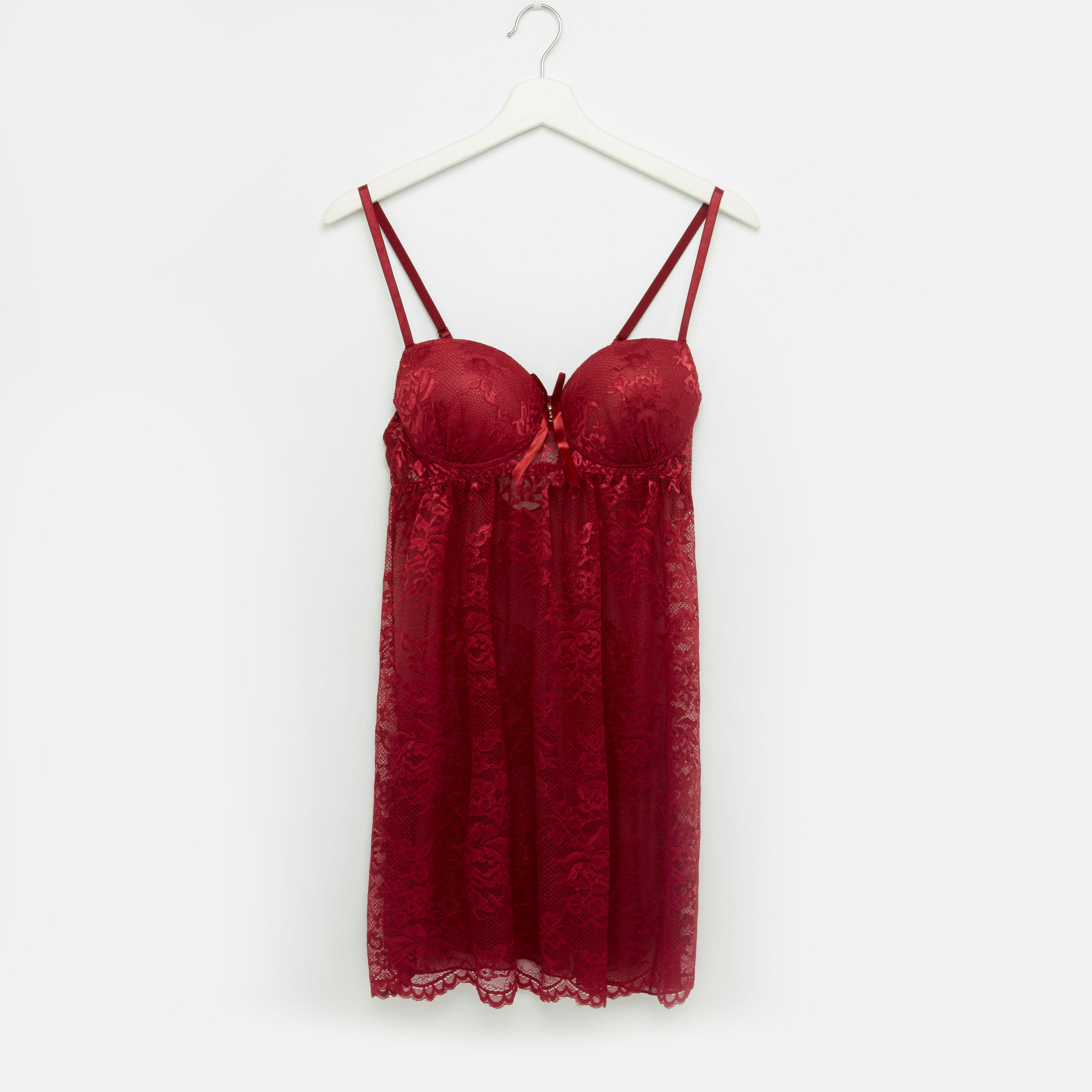 طقم ملابس نوم دانتيل من 3 قطع-women-clothing-nightwear-pyjamas-longsets-image-4