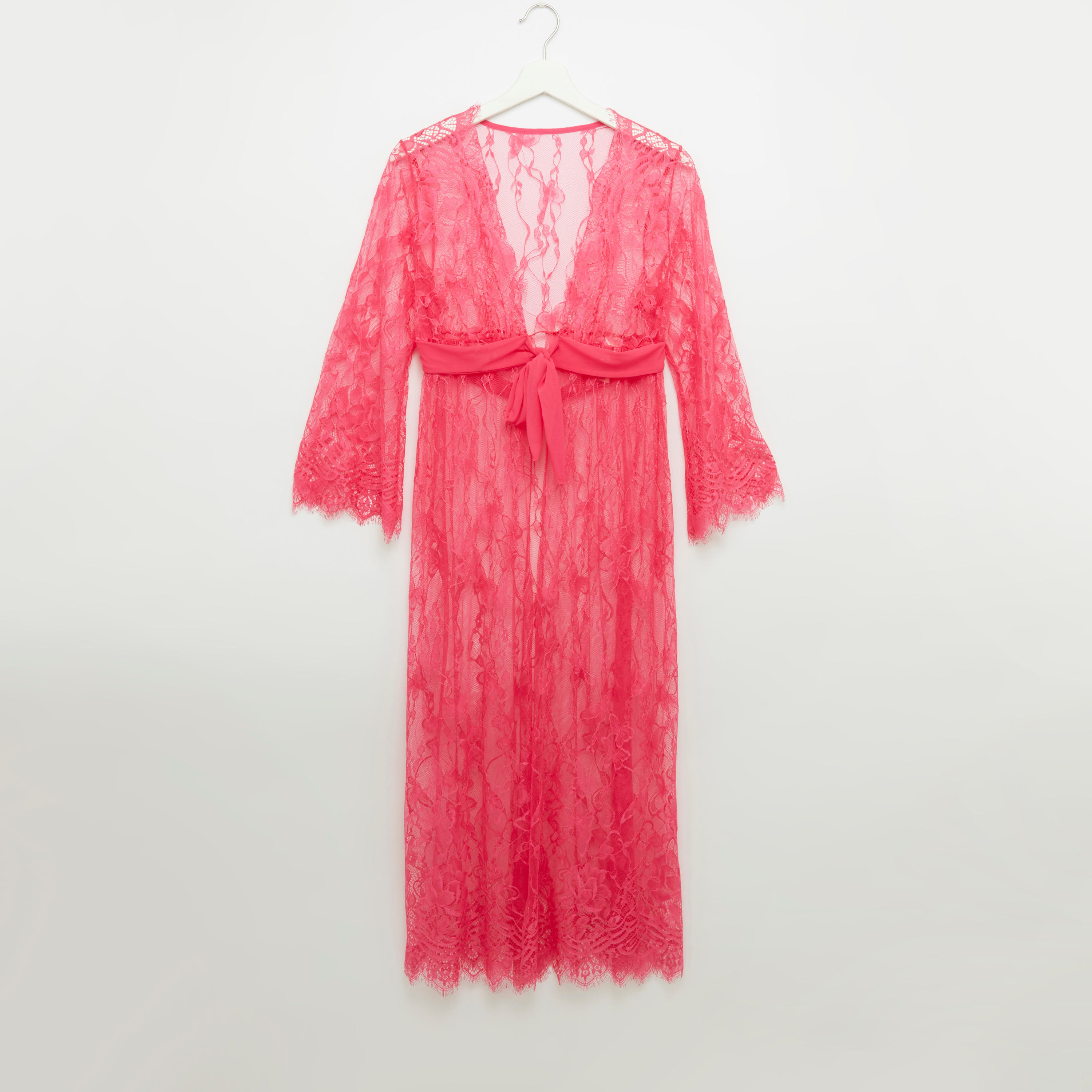 طقم ملابس نوم دانتيل - من 3 قطع-women-clothing-nightwear-nighties-image-2