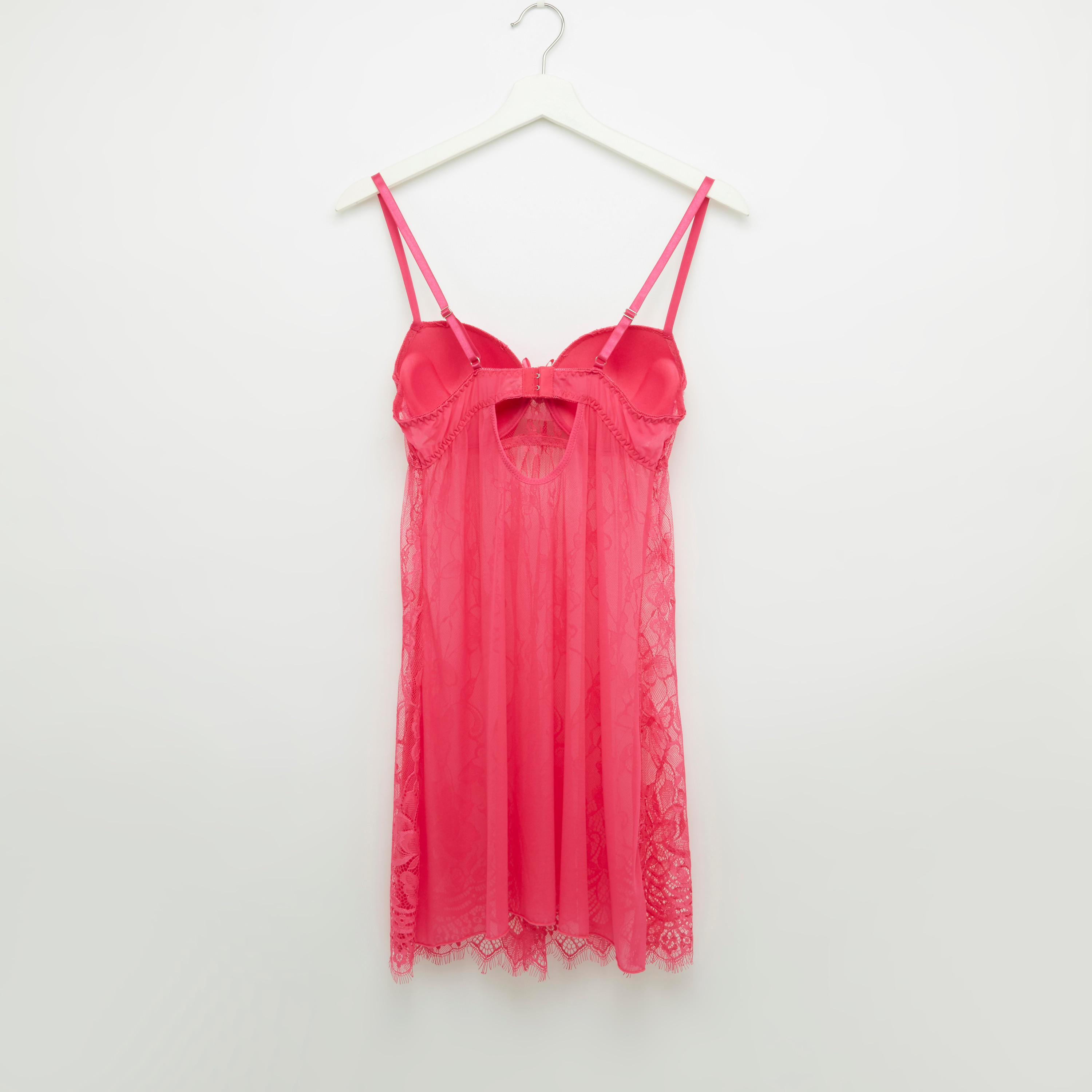 طقم ملابس نوم دانتيل - من 3 قطع-women-clothing-nightwear-nighties-image-6