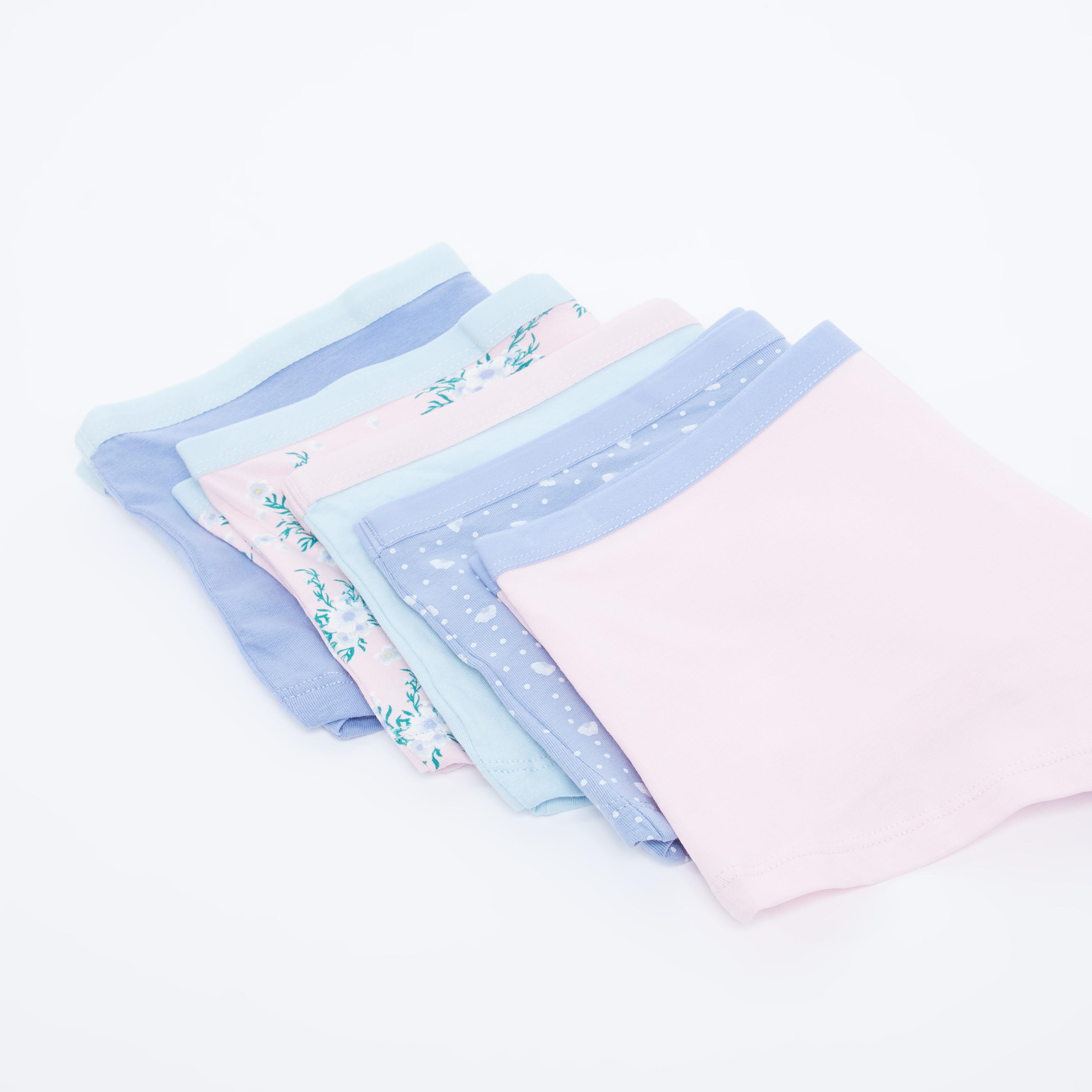 سراويل داخلية متنوعة بخصر مطّاطي - طقم من 5 قطع-women-clothing-lingerie-panties-image-3