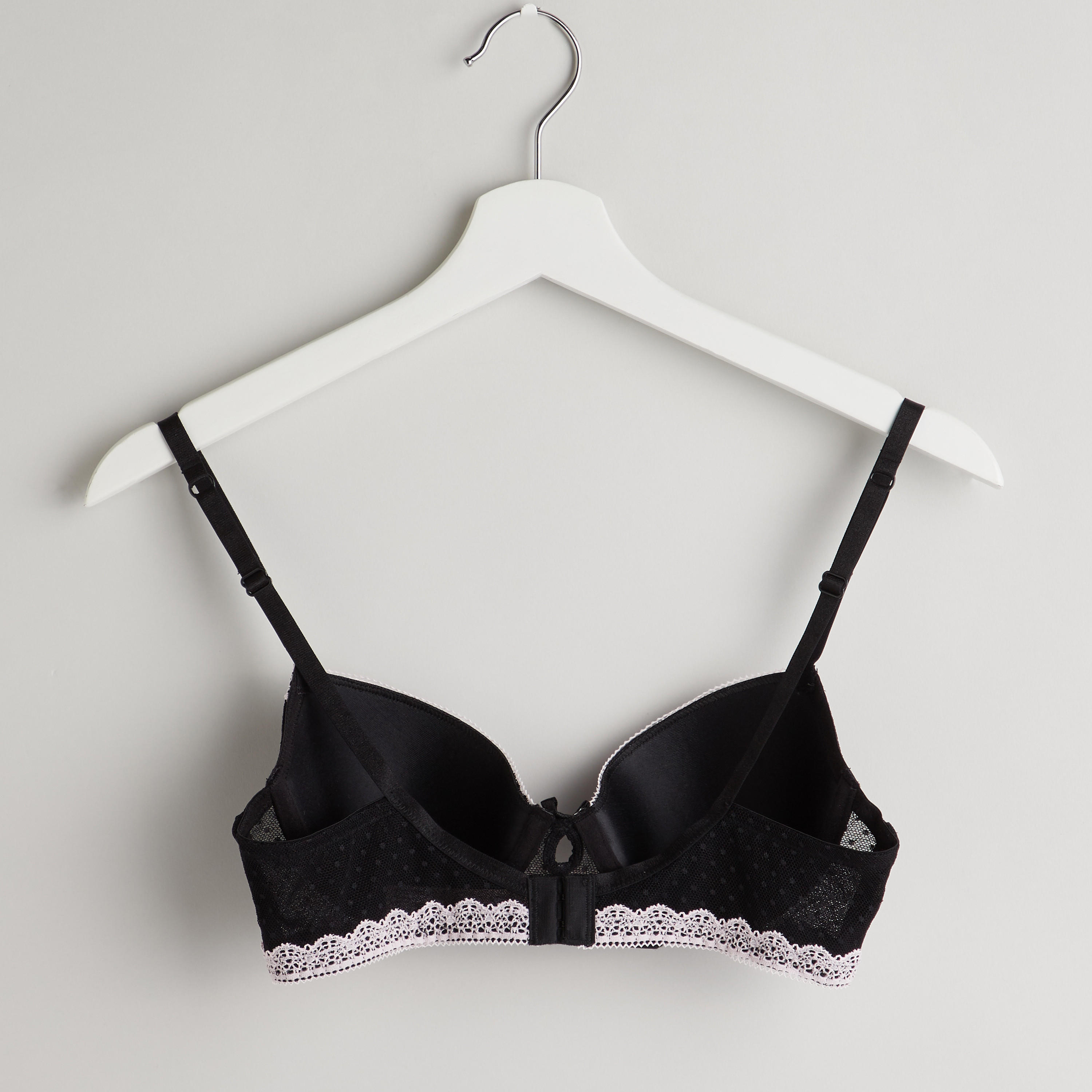 صدرية مبطنة بخطافة إغلاق وتفاصيل دانتيل-women-clothing-lingerie-bras-image-2