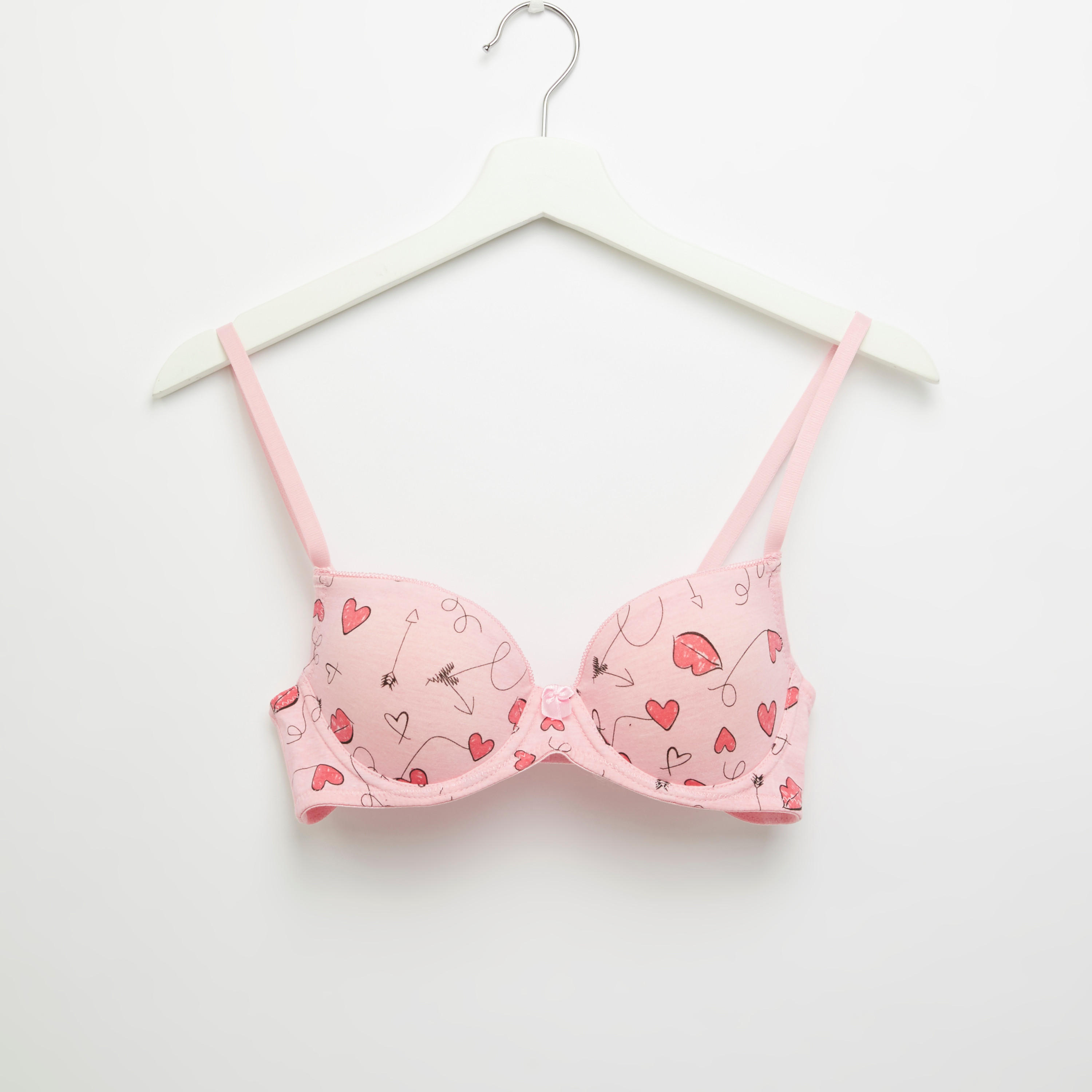صدرية تيشيرت مبطنة بخطّافة إغلاق وطبعات-women-clothing-lingerie-bras-image-1
