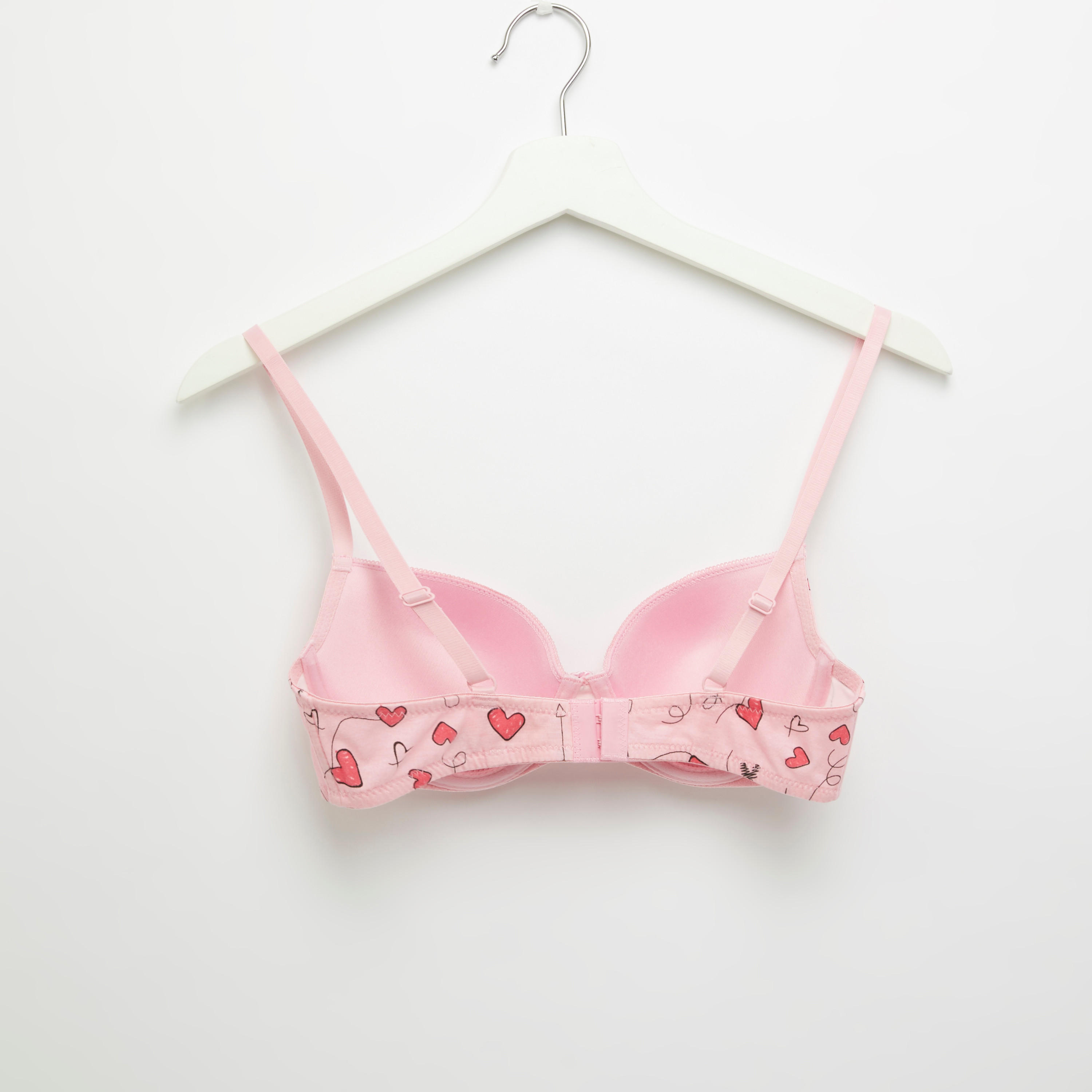 صدرية تيشيرت مبطنة بخطّافة إغلاق وطبعات-women-clothing-lingerie-bras-image-2