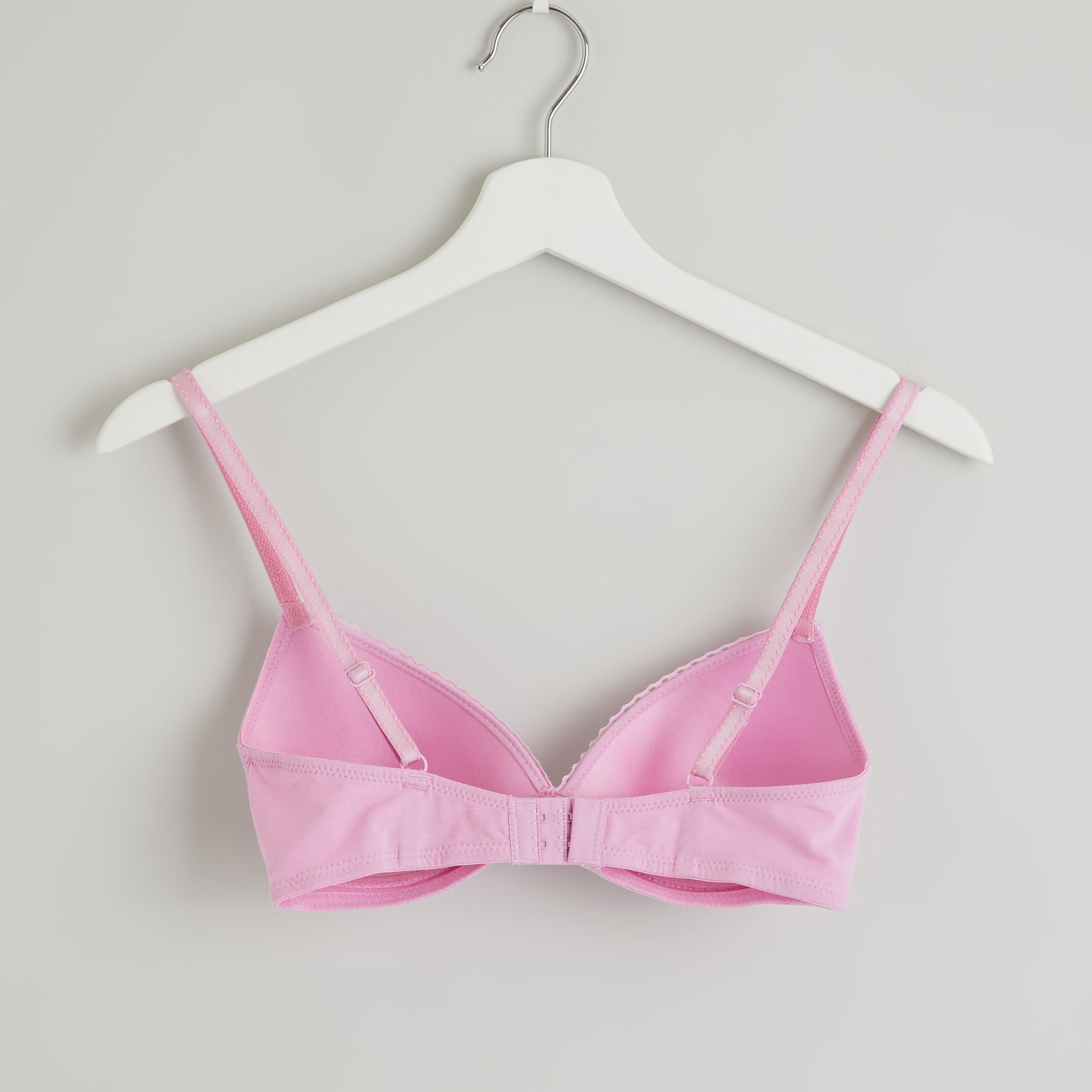 صدريّة تيشيرت مبطّنة بمشبك إغلاق ناعم - طقم من قطعتين-women-clothing-lingerie-bras-image-3