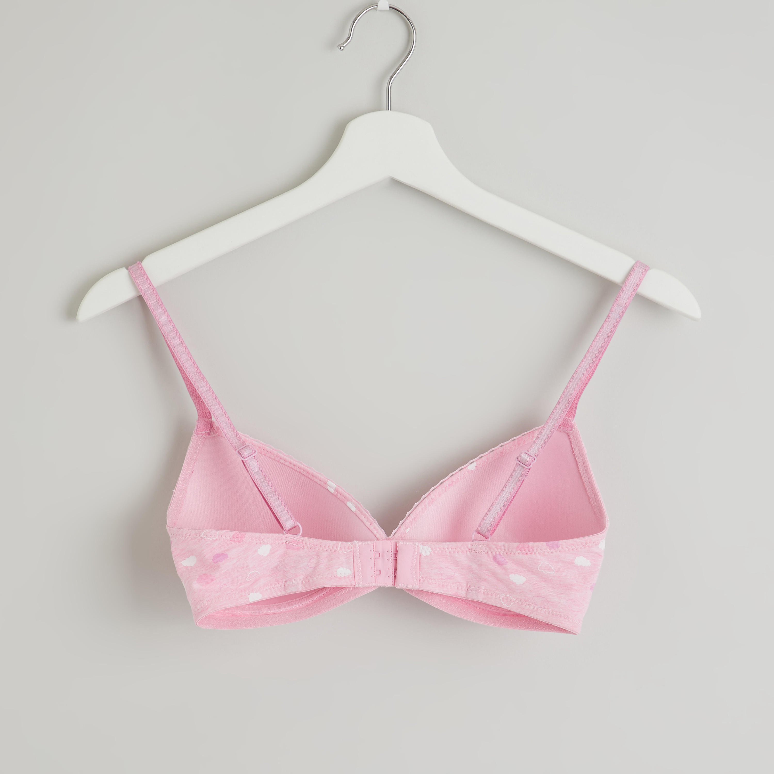 صدريّة تيشيرت مبطّنة بمشبك إغلاق ناعم - طقم من قطعتين-women-clothing-lingerie-bras-image-5